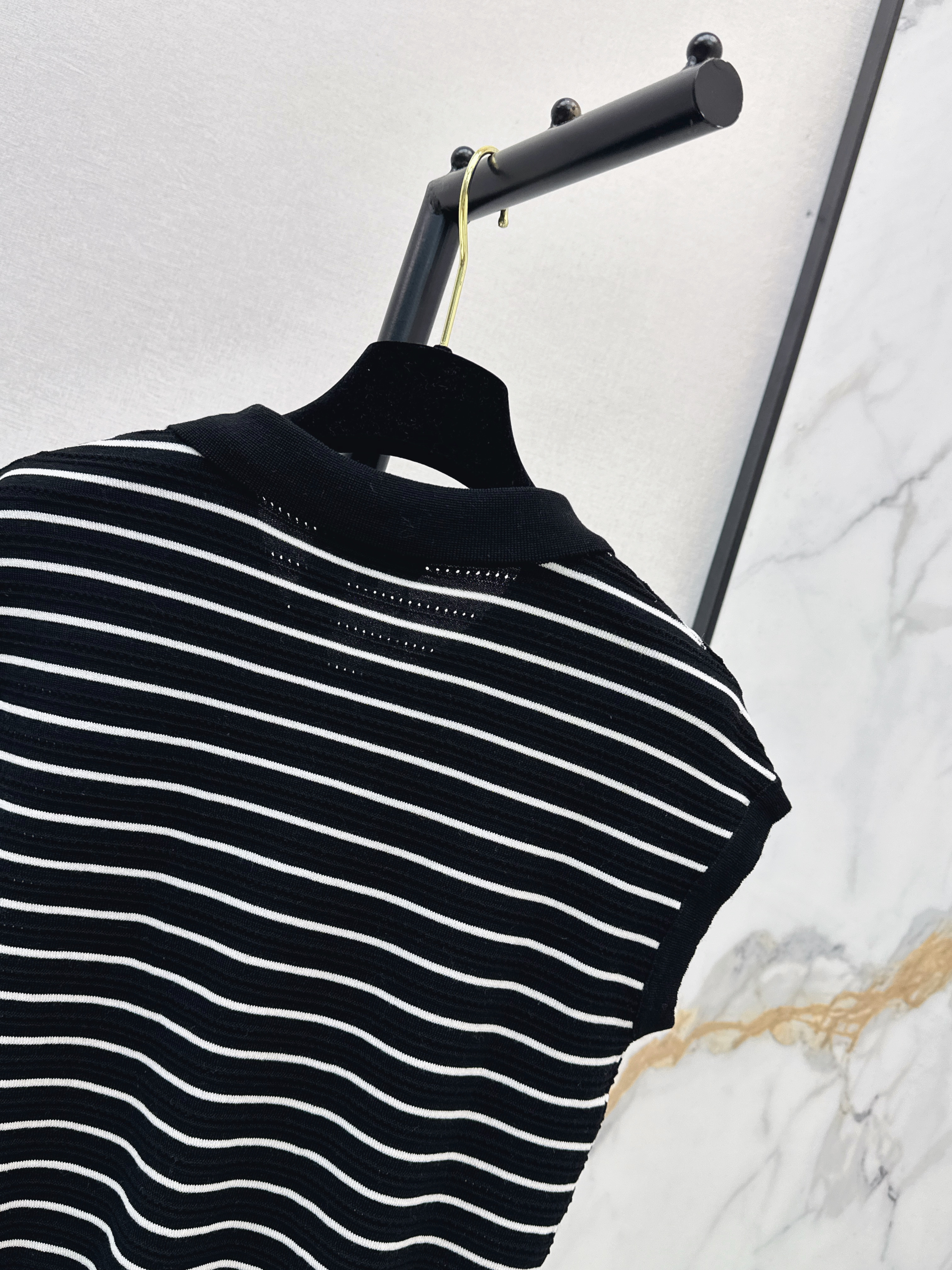 Chan 26ss stripe kniwear