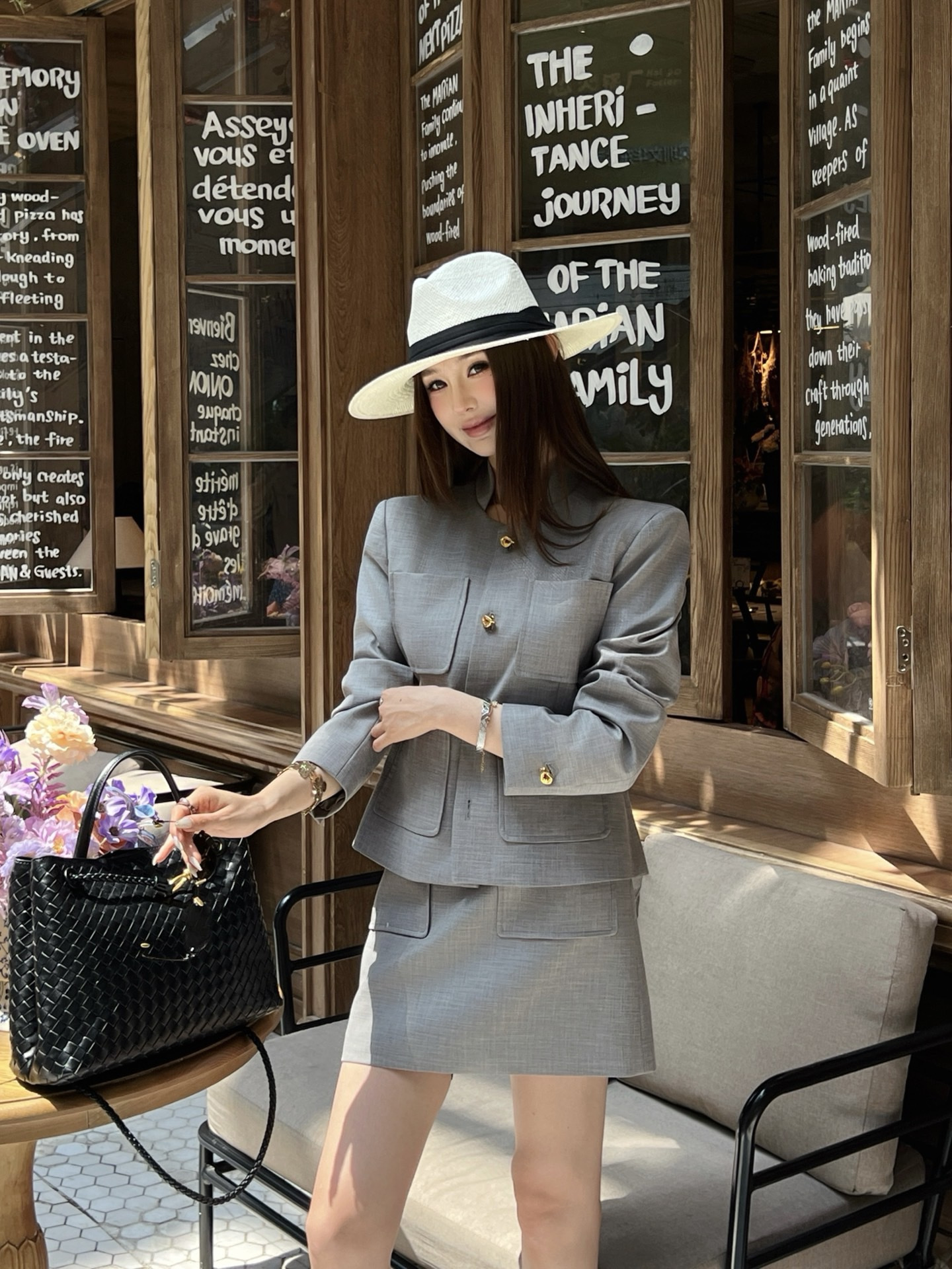 Bott 26ss A-line skirt