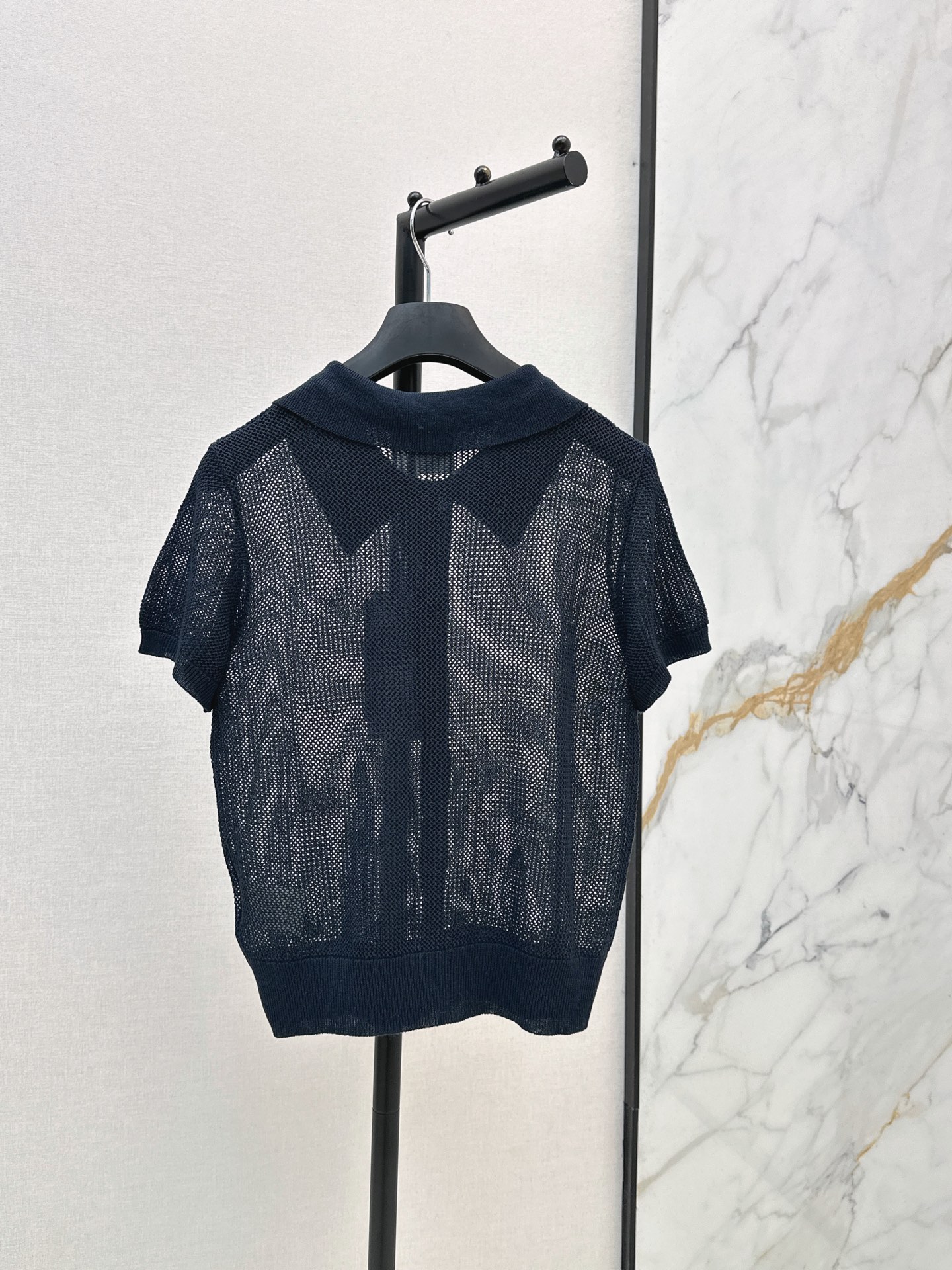 CD 26ss hollow knit polo