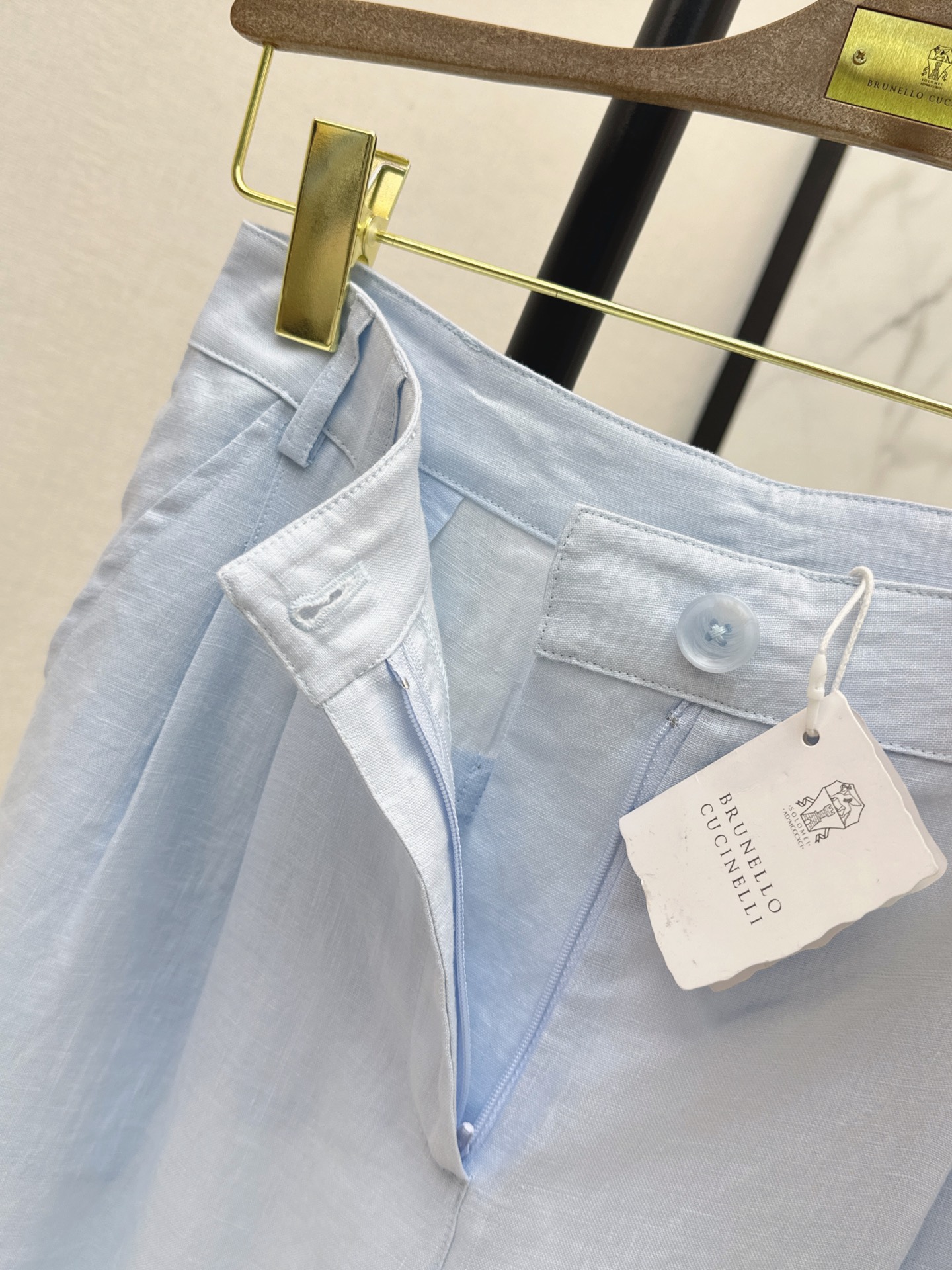 Brun 26ss straight-leg pants