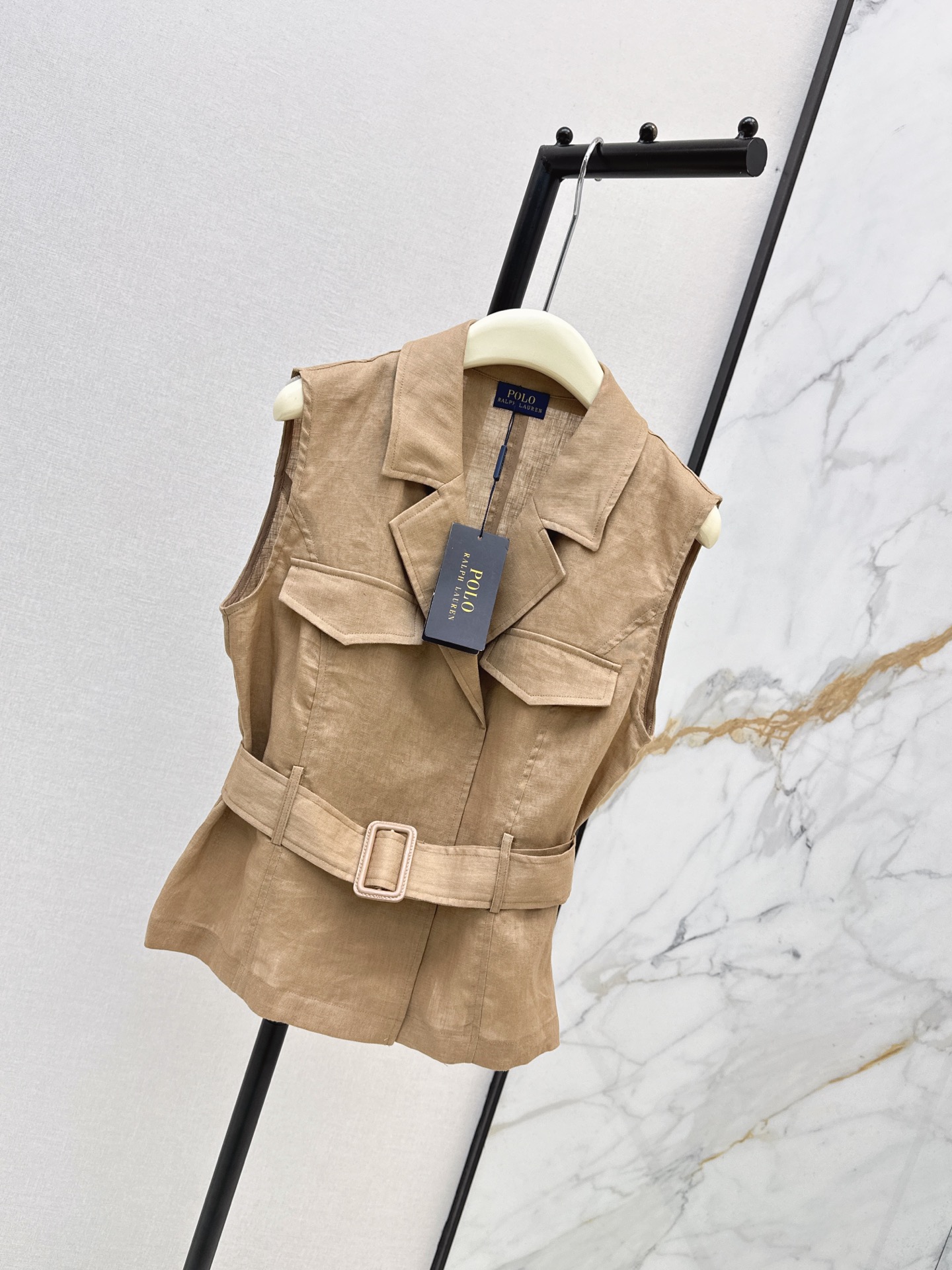 Ralp 26ss linen vest jacket