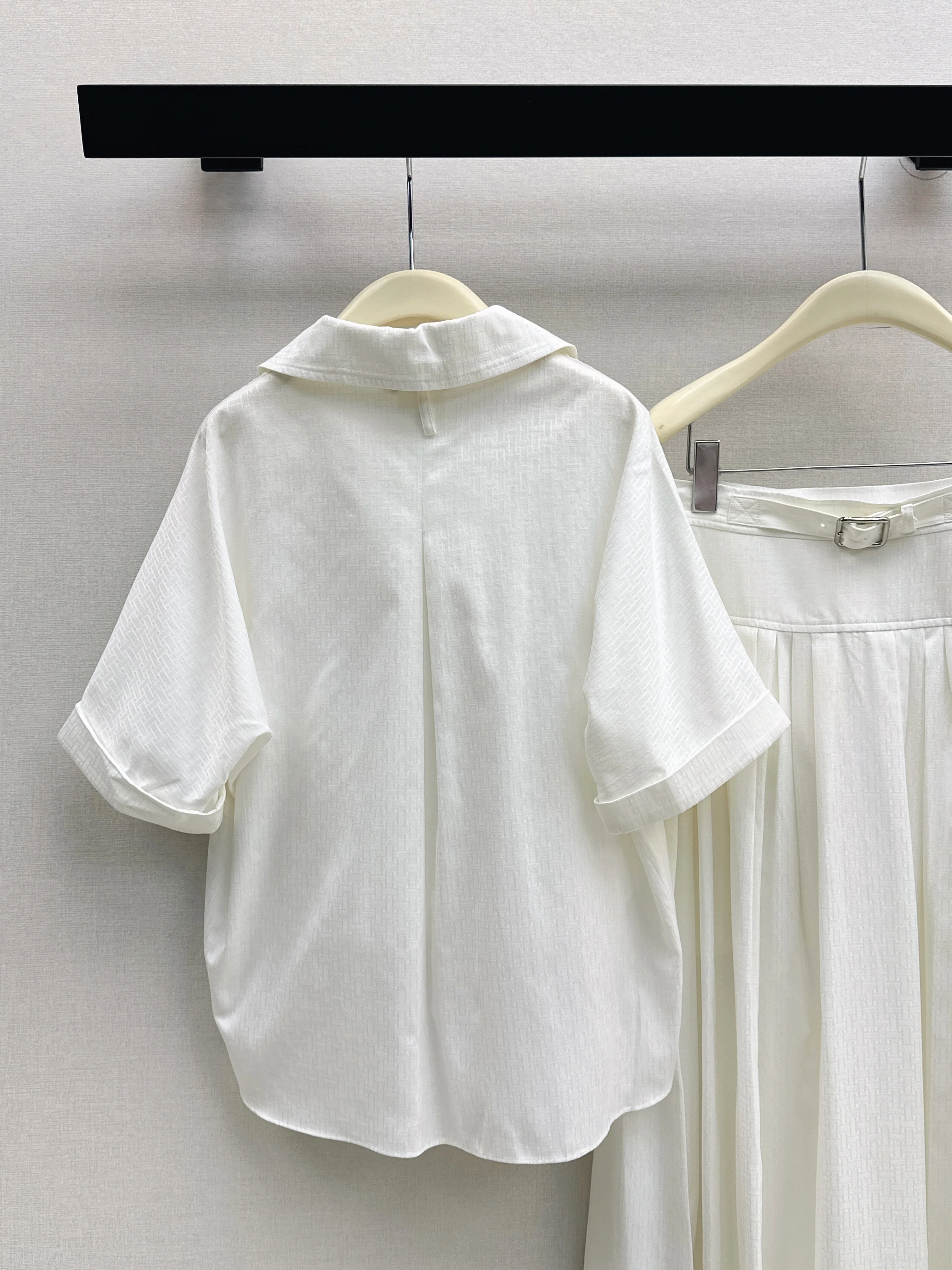 Herm 26ss jacquard shirt shirt sets