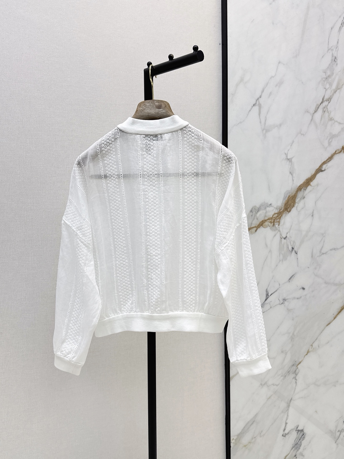 Brun 26ss hollow bomber jacket