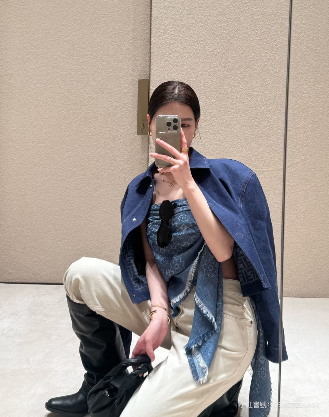 Fen 26ss denim jacket