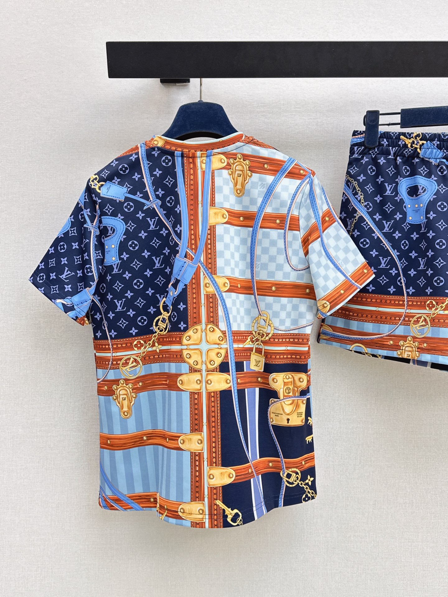Loui 26ss print monogram suit