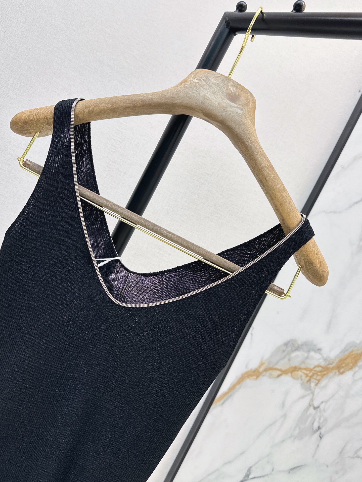 Brun 26ss v-neck knit vest