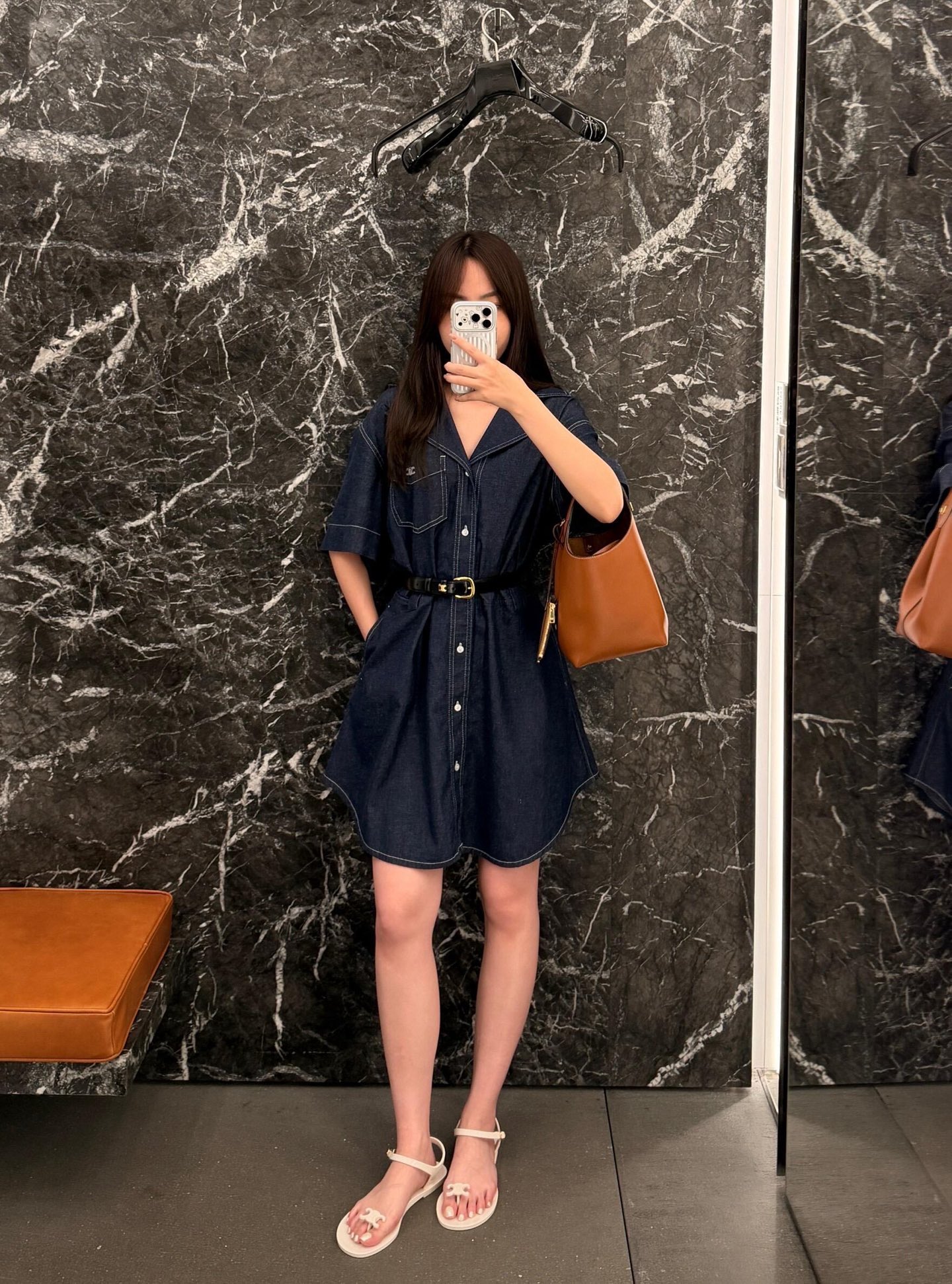Celi 26ss denim dress