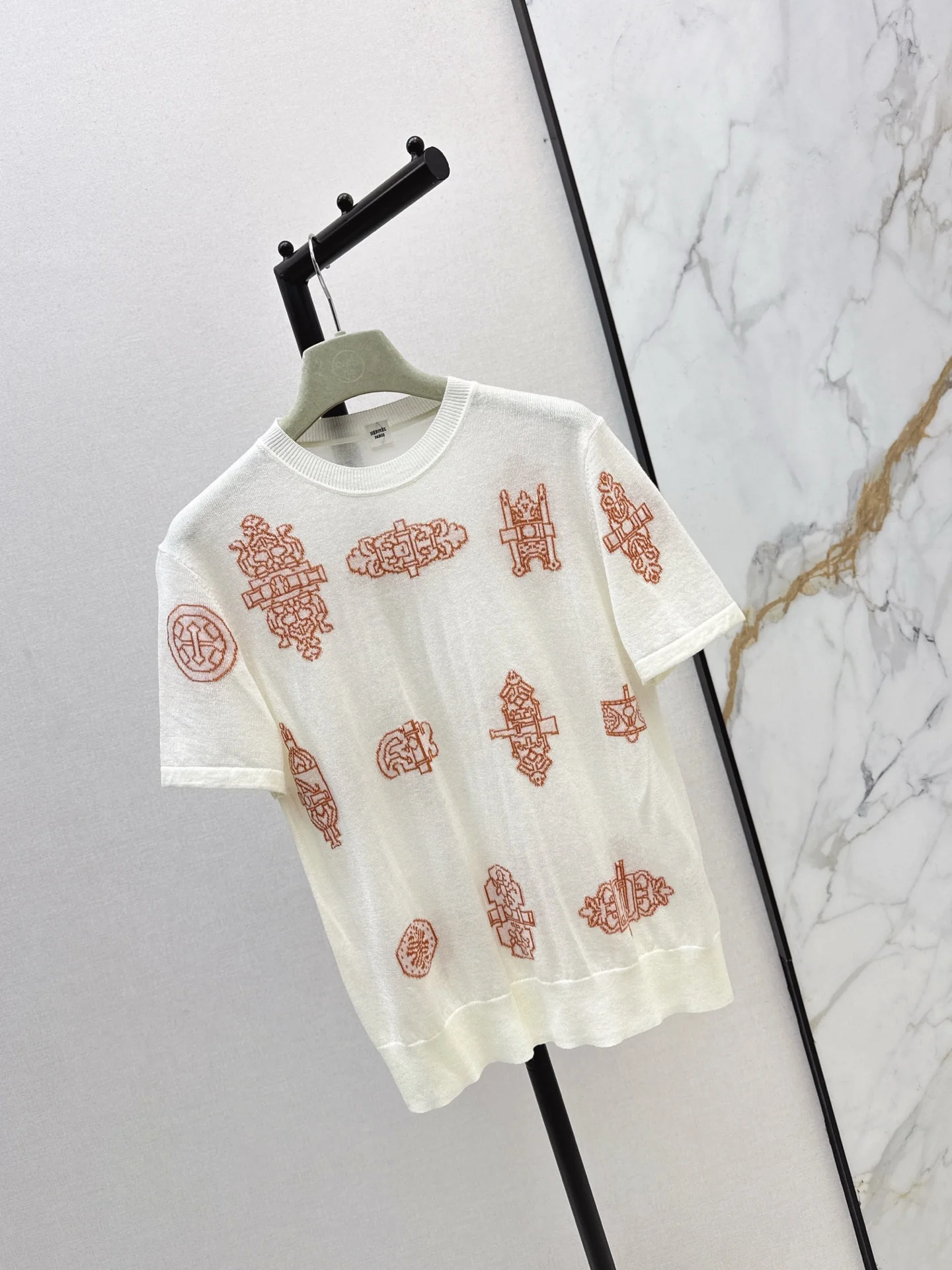 Herm 26ss jacquard  t-shirts