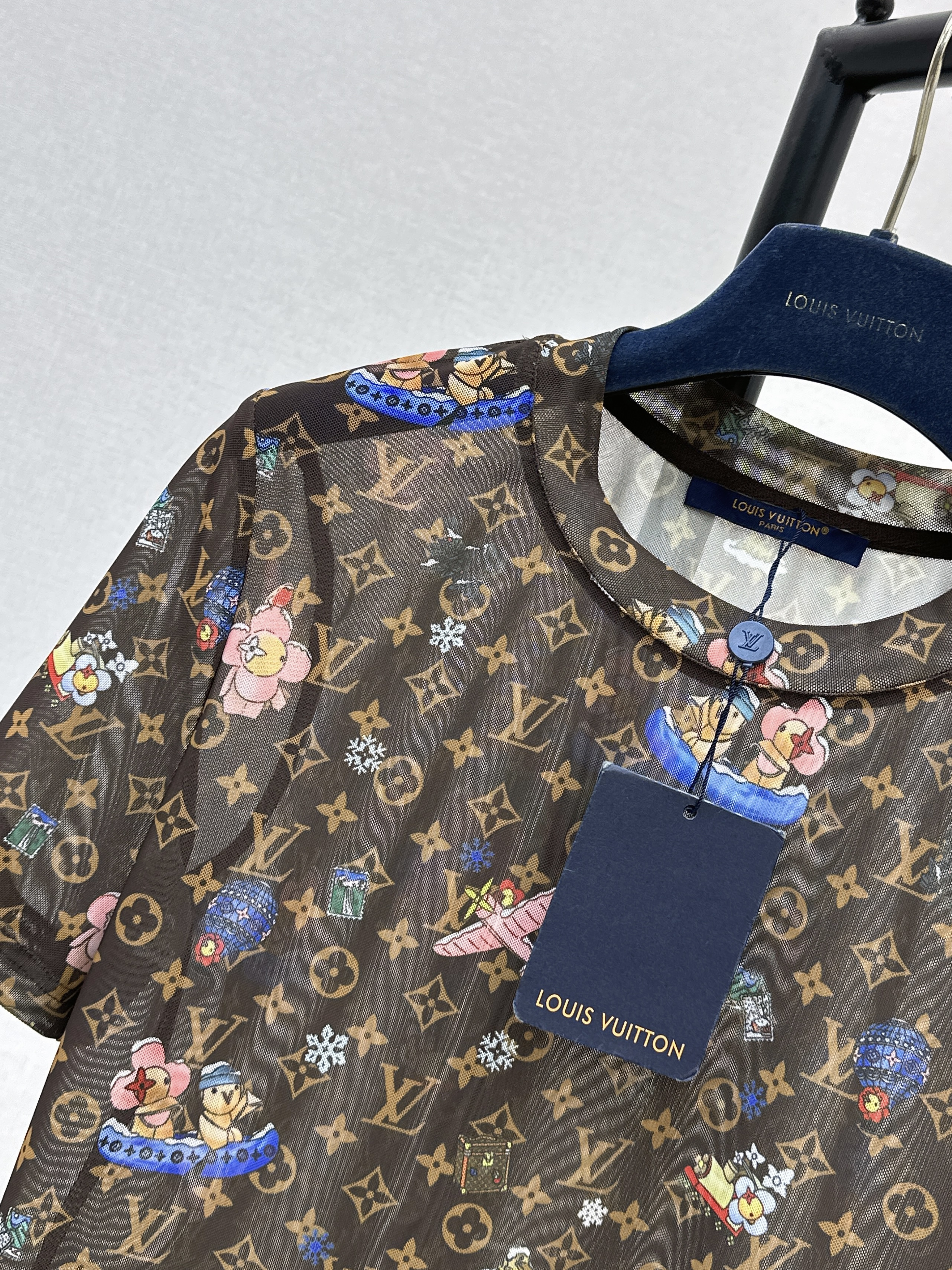 Loui 26ss print mesh top