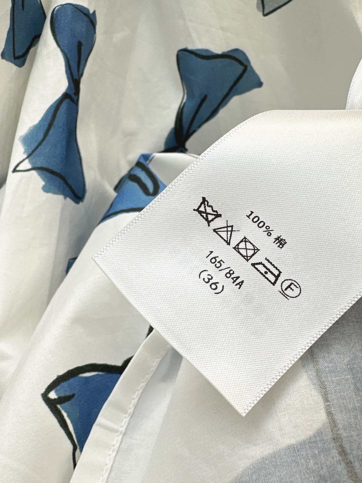 CD 26ss bow print silp dress