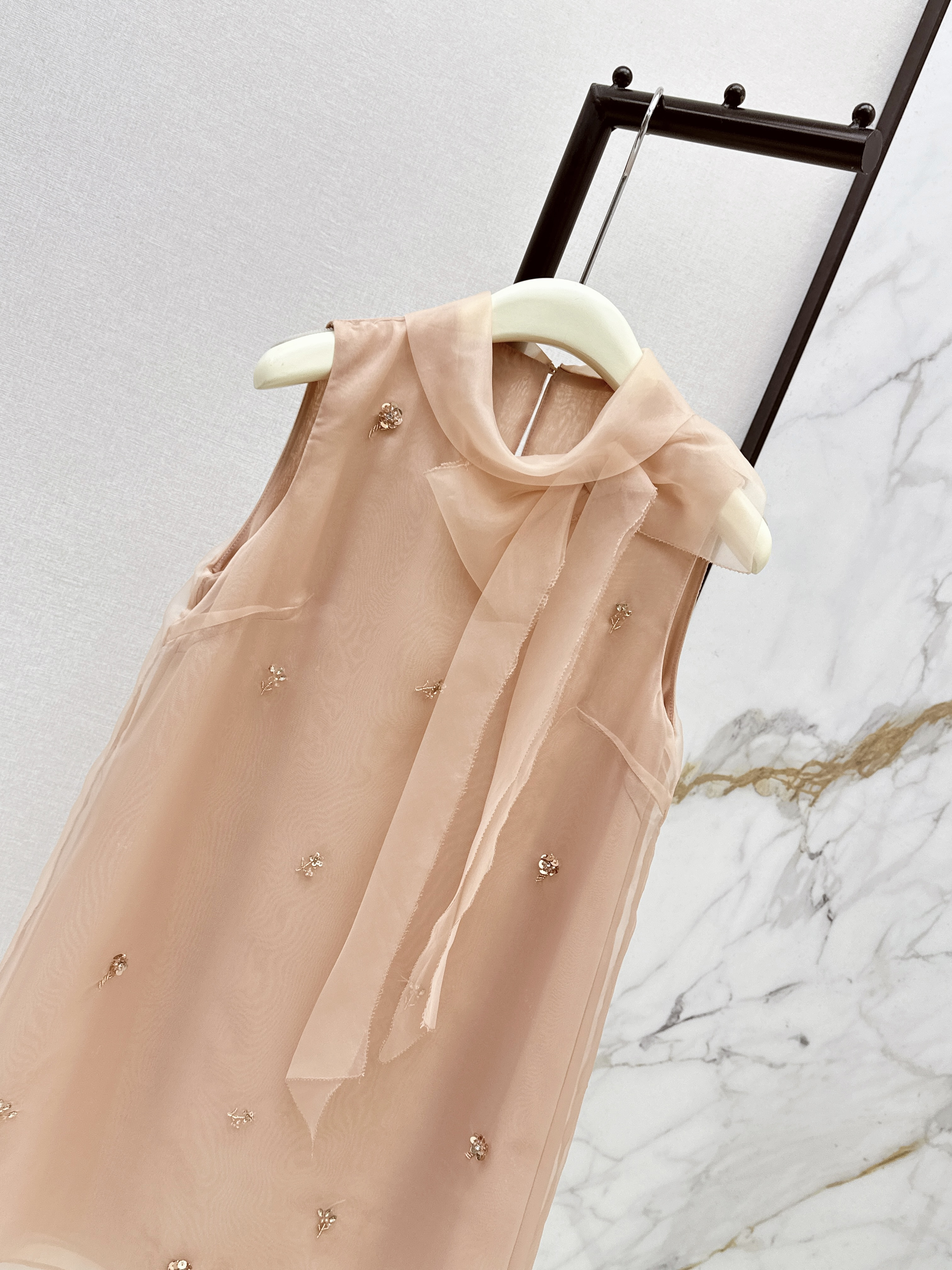 Miu 26ss ribbon bow dress
