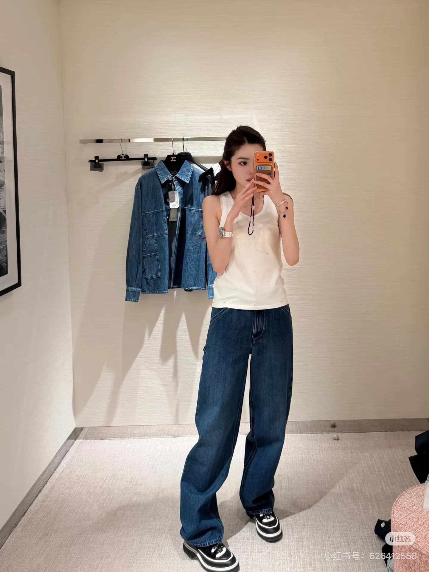 Chan 26ss denim pants