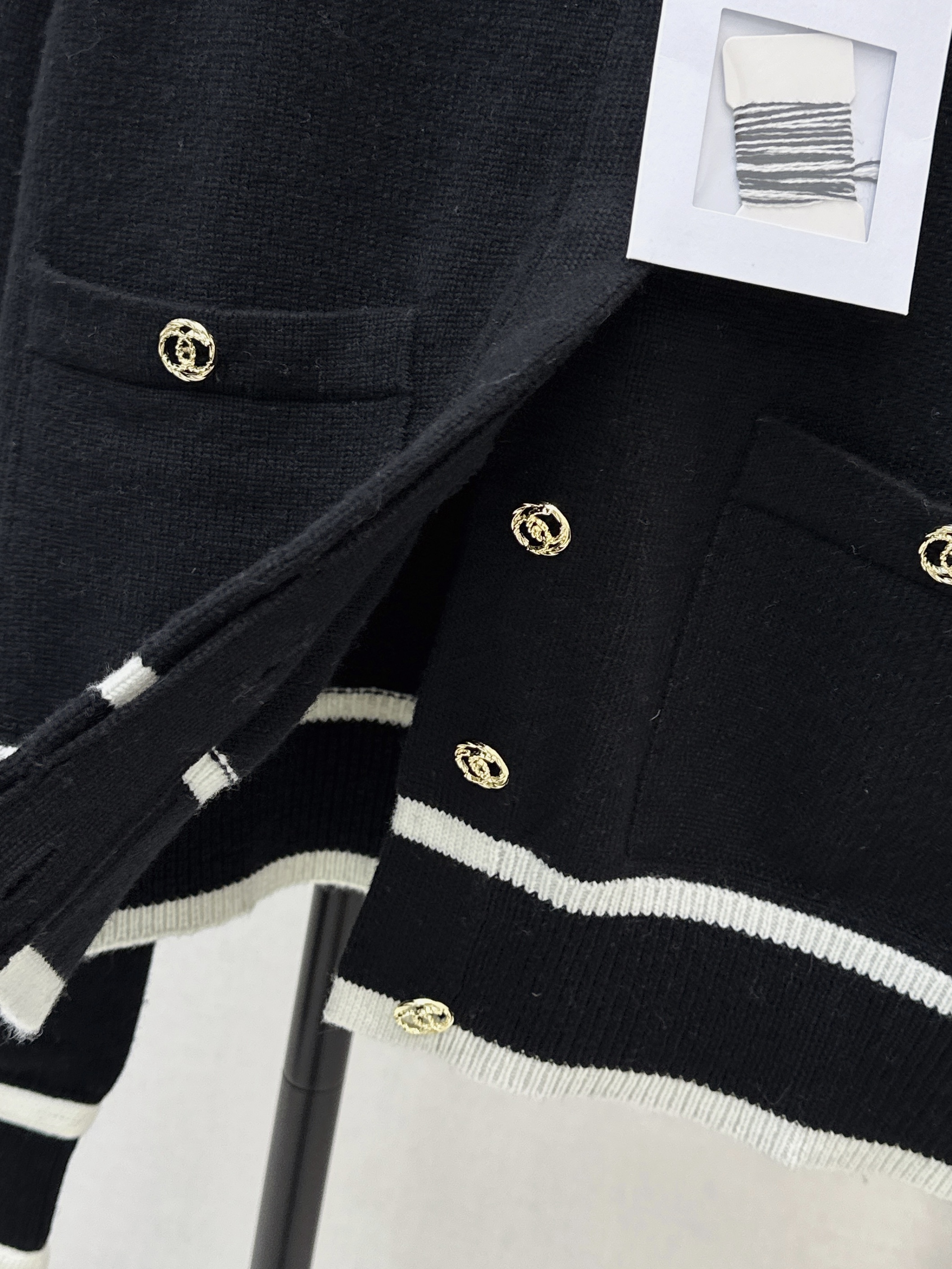 Chan 26ss jacquard cardigan