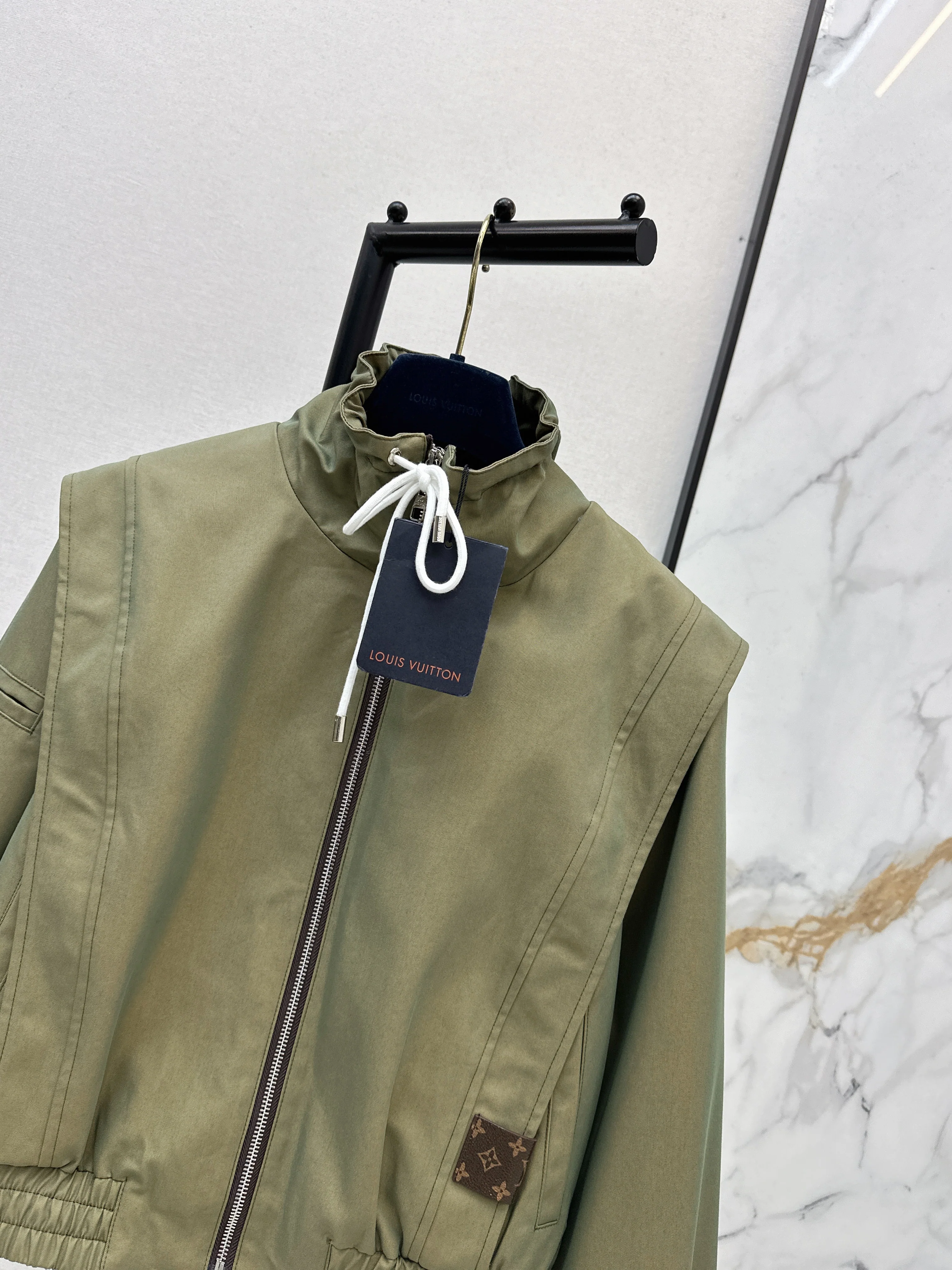 Loui 26ss padded-shoulder lapel jacket
