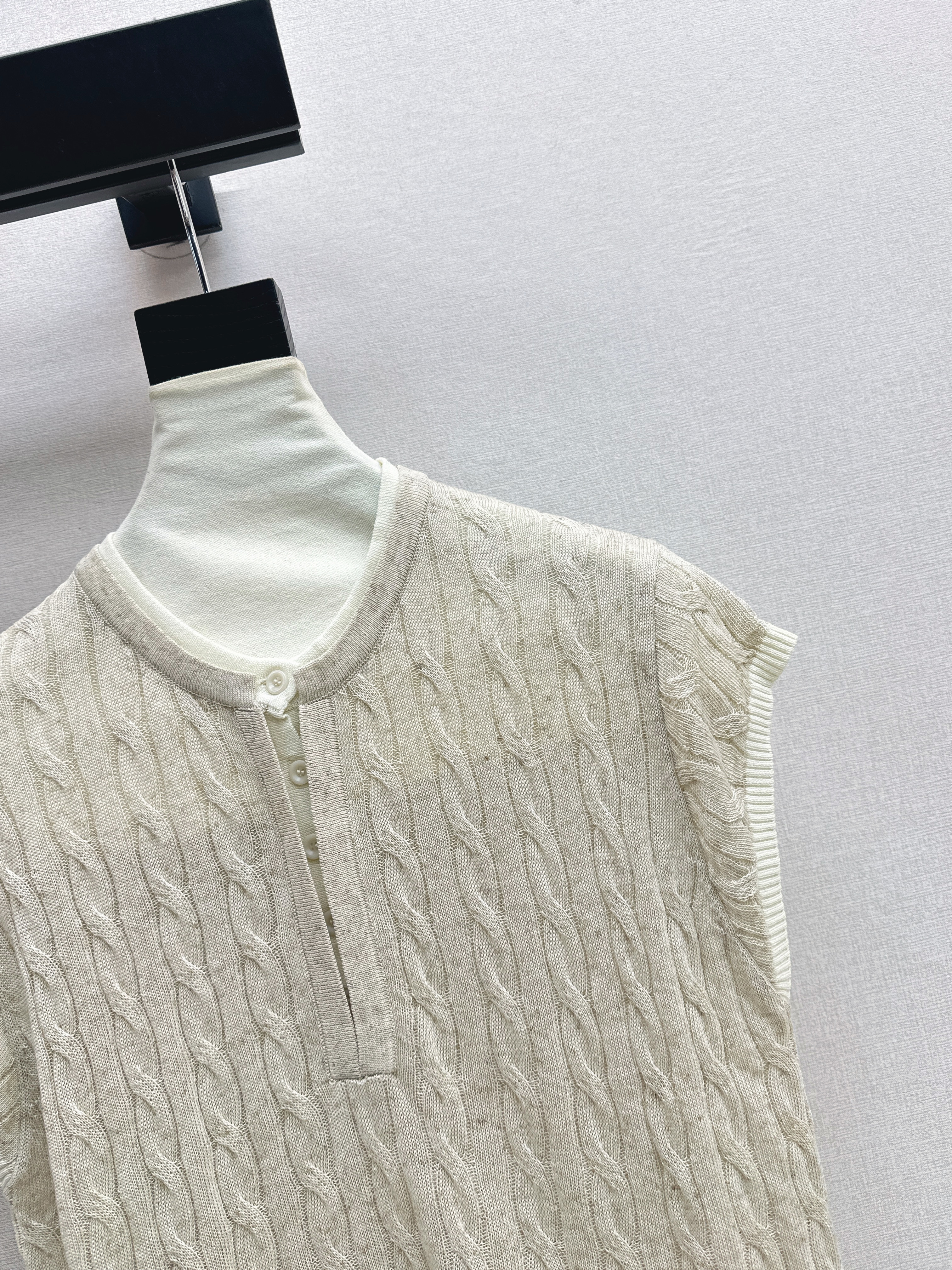 Ralp 26ss sleeveless knitwear