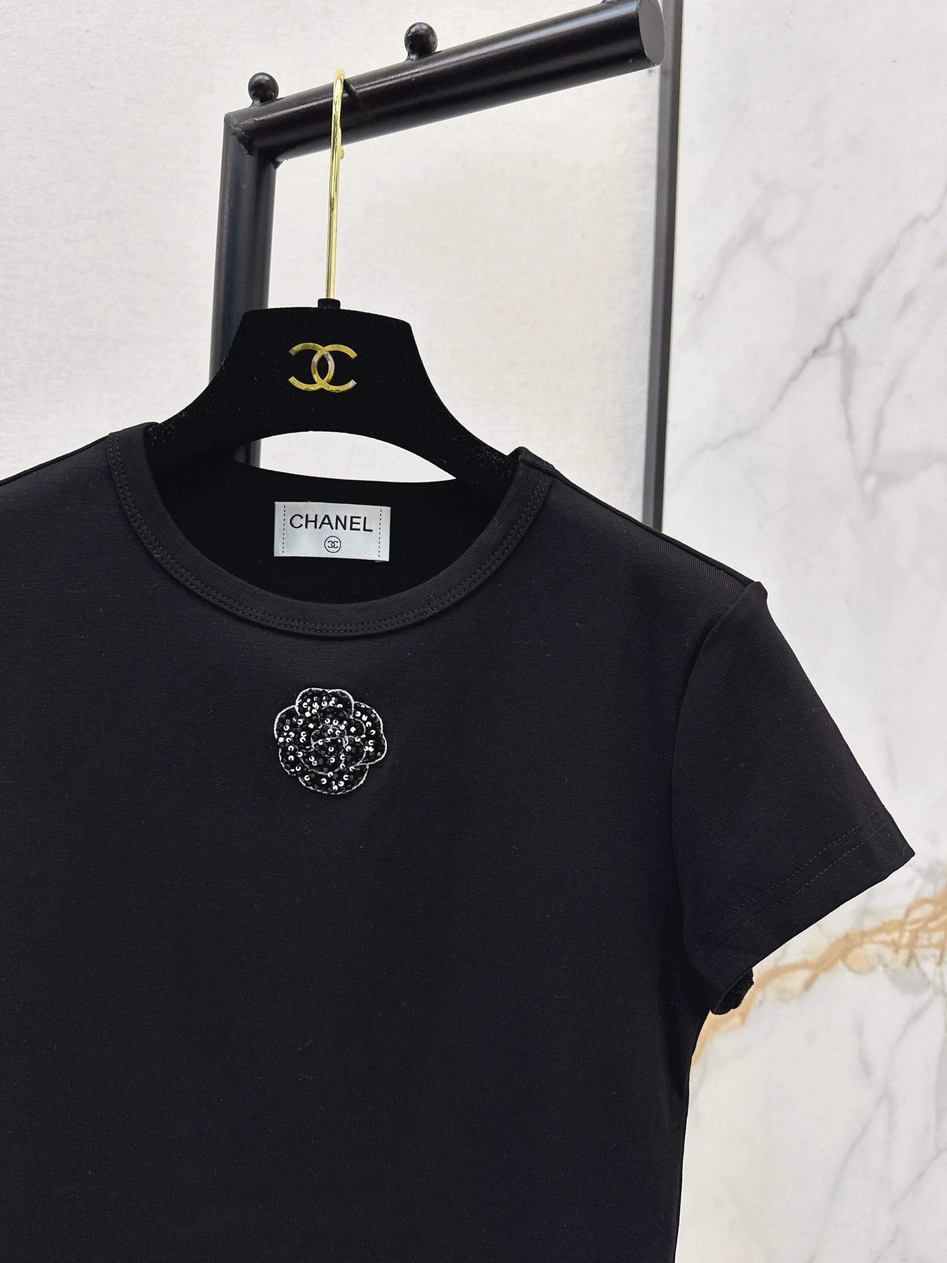 Chan 26ss beading t-shirts