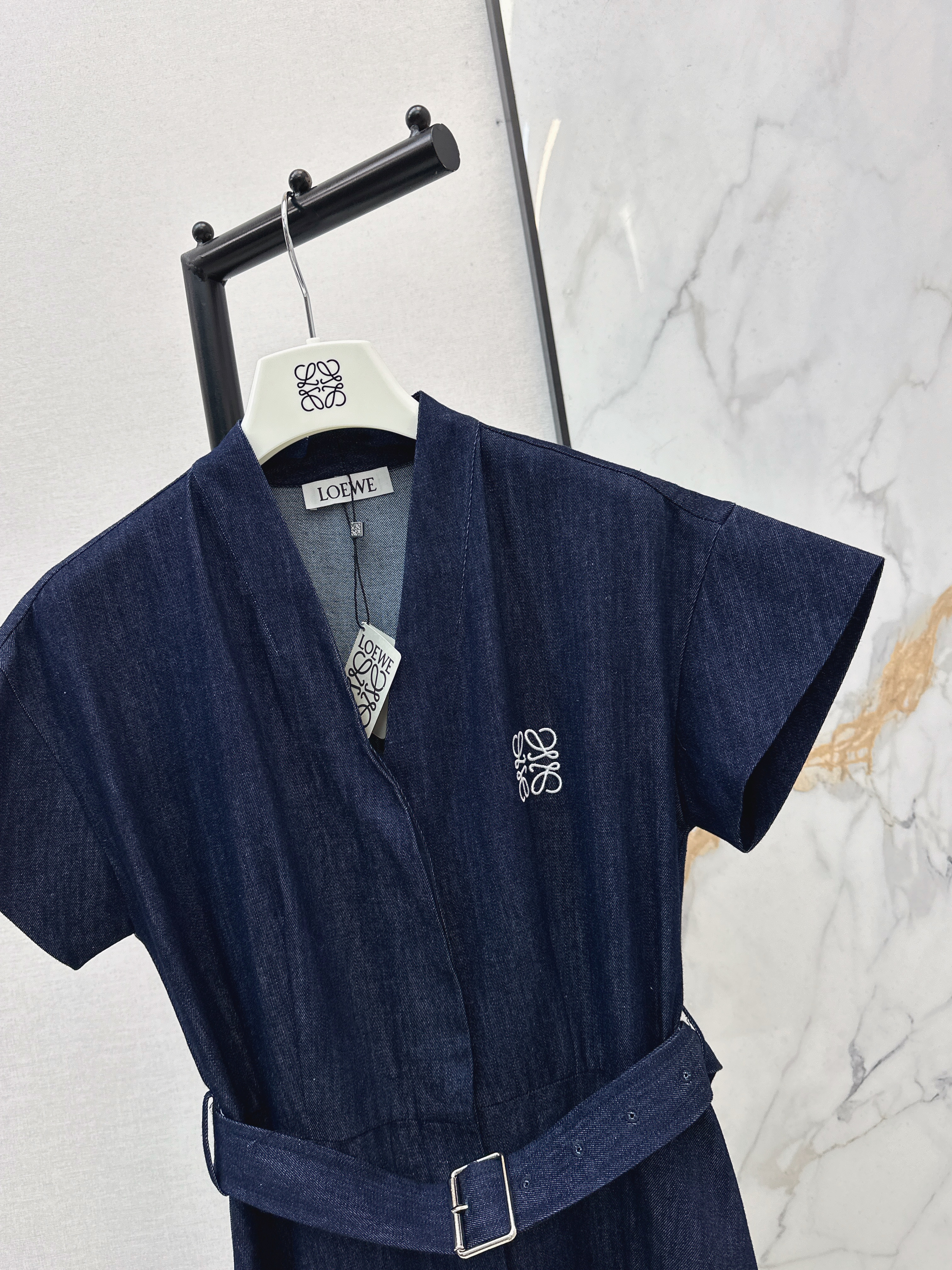 Loe 26ss denim dress