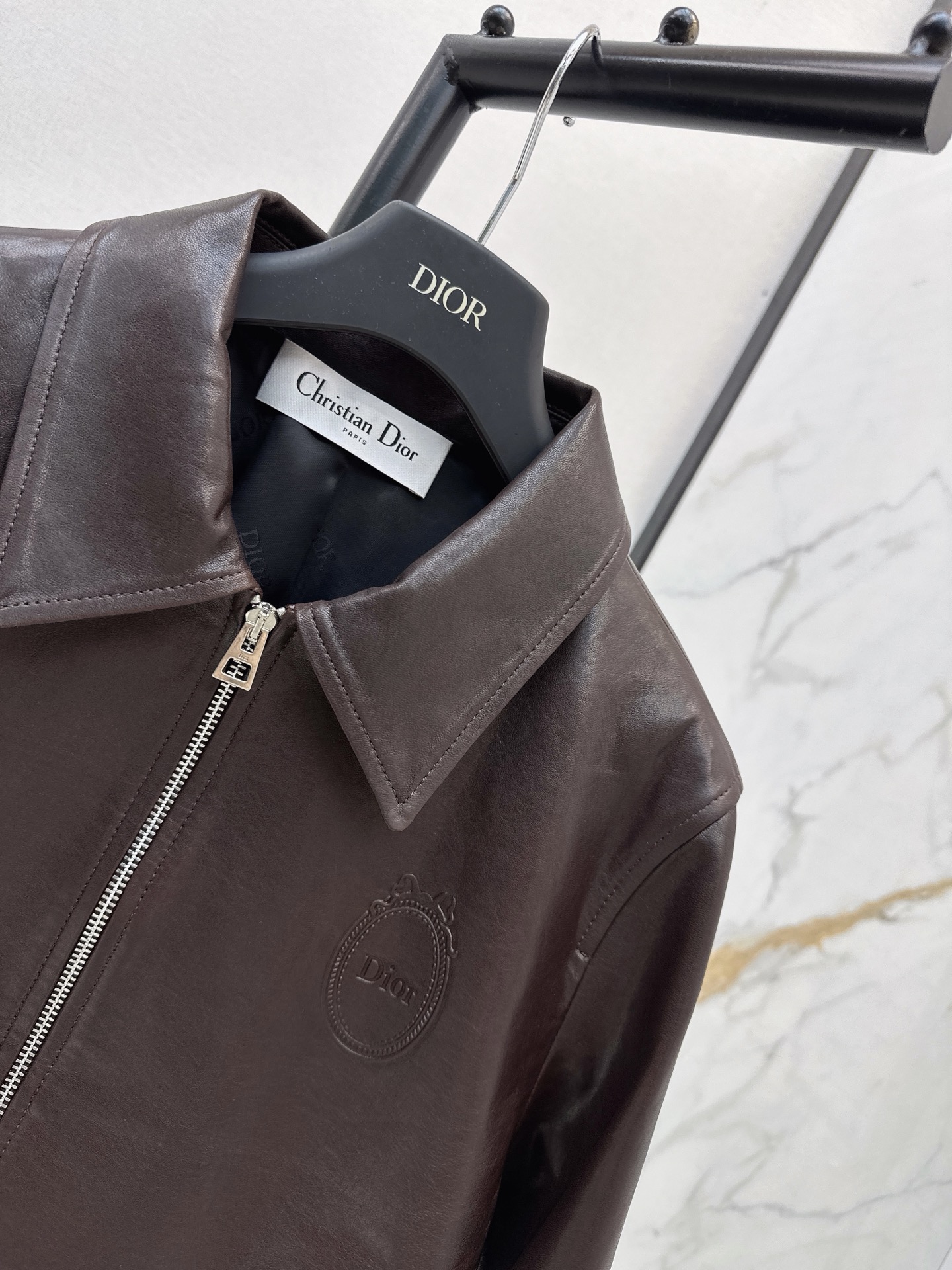 CD 26ss leather jacket