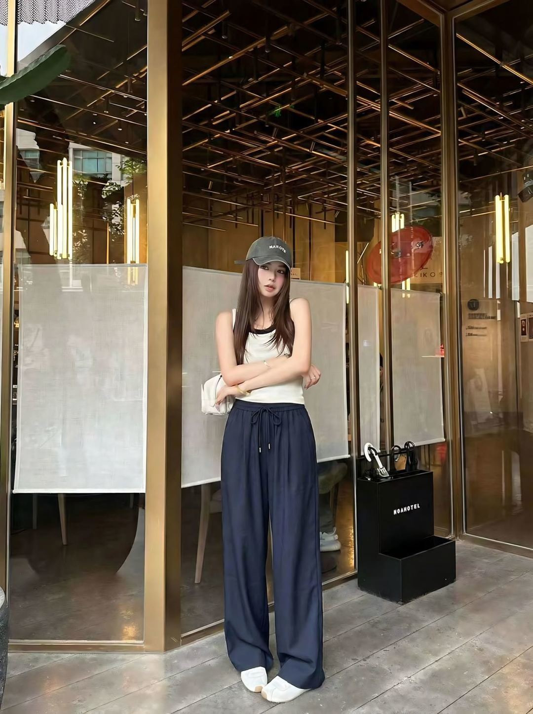 Miu 26ss wide-leg pants