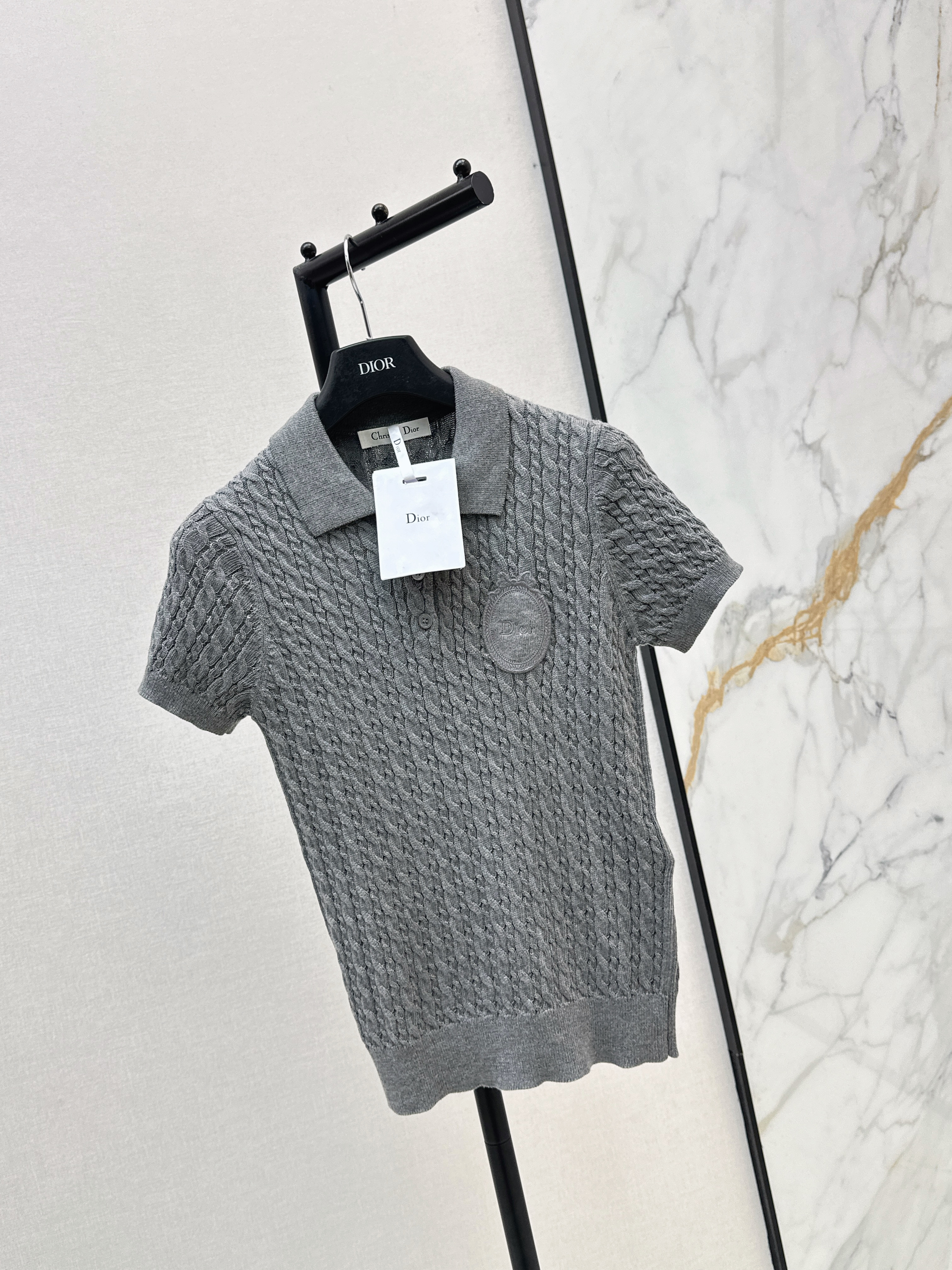 CD 26ss polo knit sweater