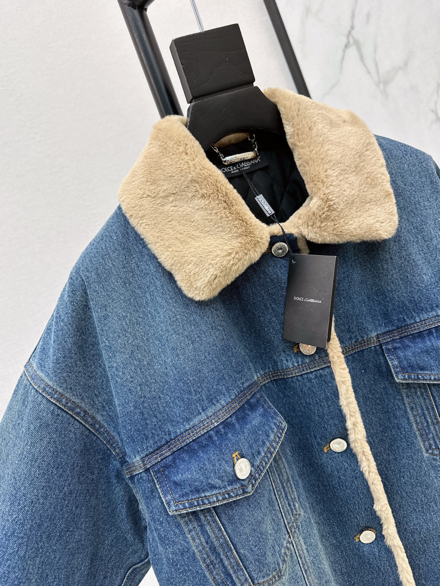 Ralp 25fw denim padded jacket