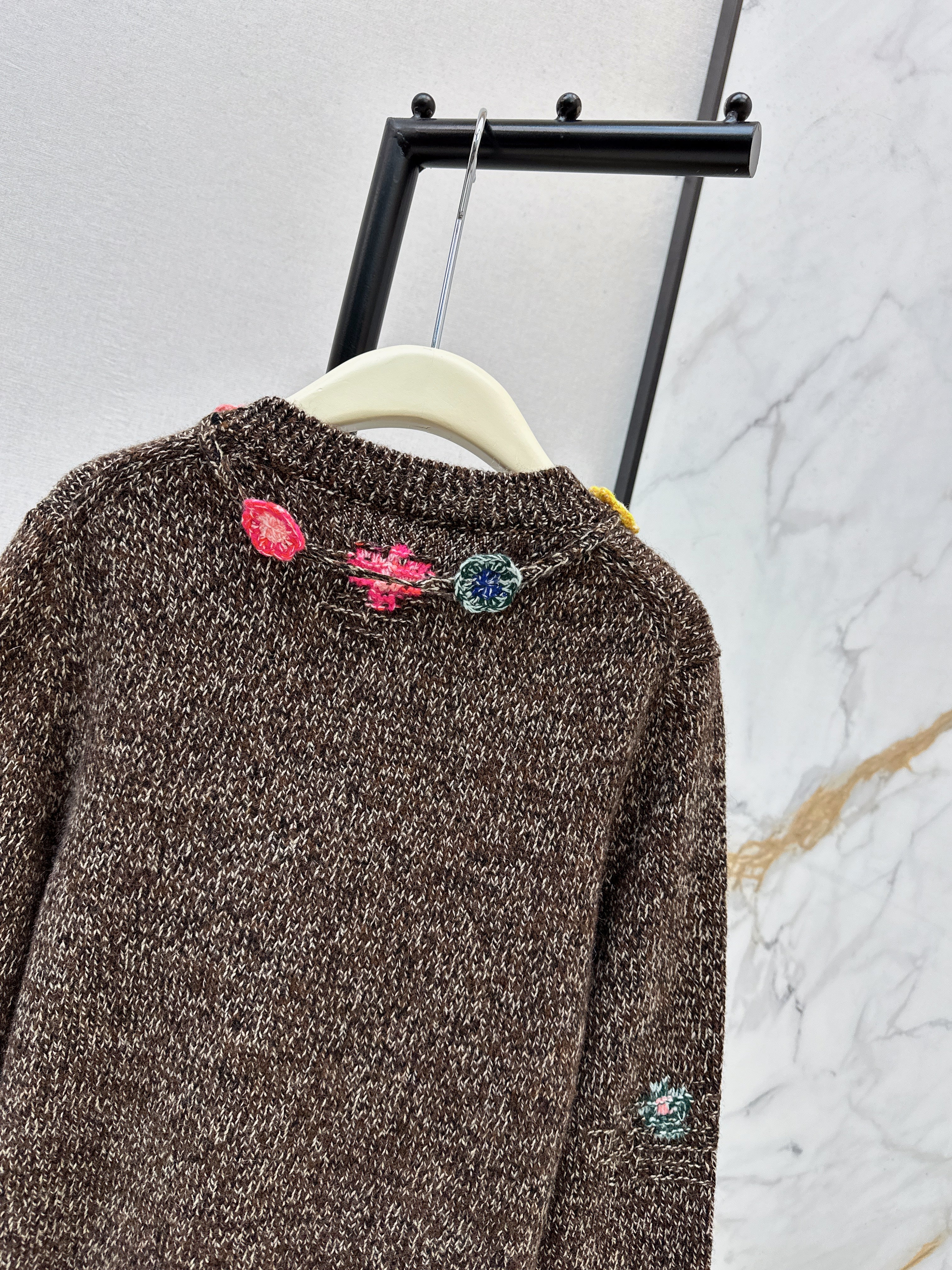 Erdo 26ss jacquard sweater