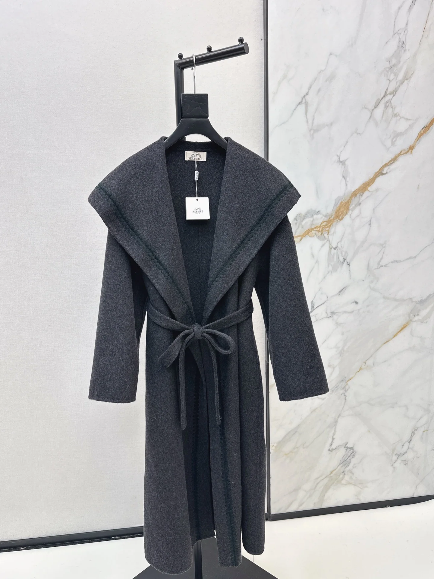 Herm 25fw woolen long overcoats