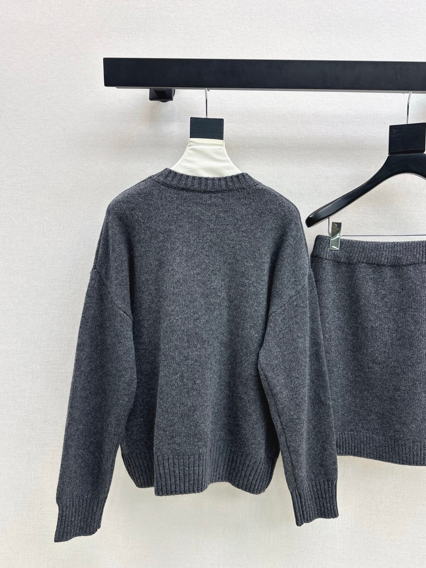 Miu 25fw knit sweater+skirt outfit sets