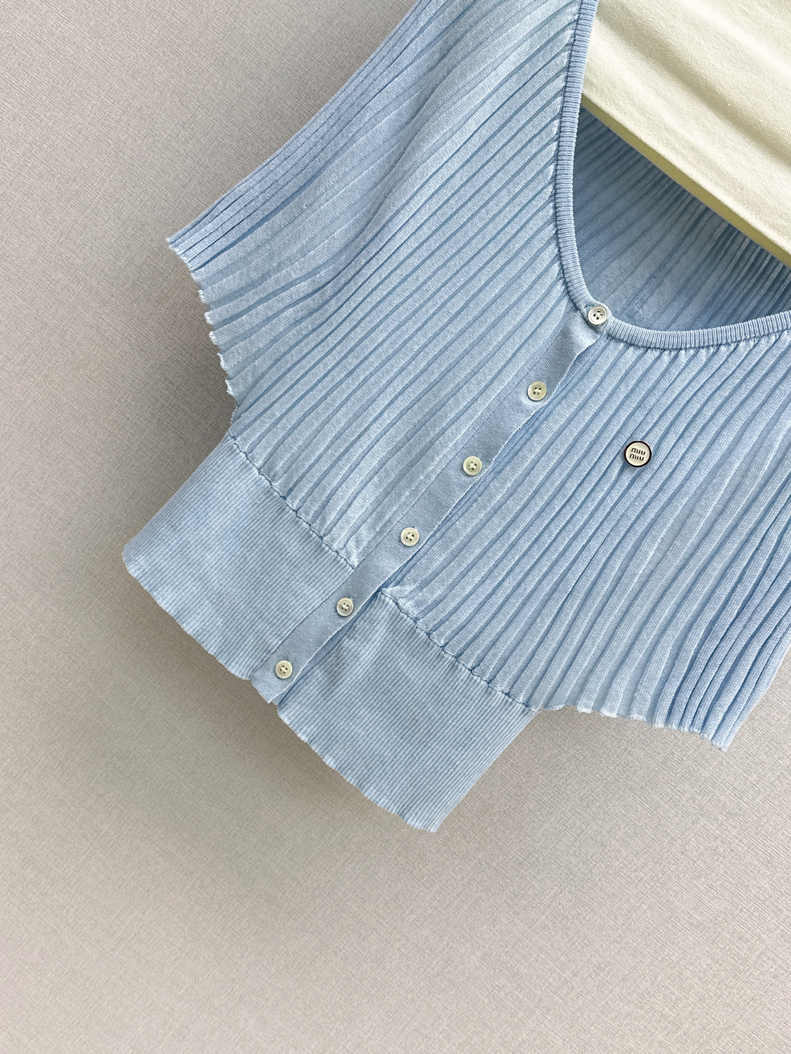 Miu 26SS Knit Cardigan Top