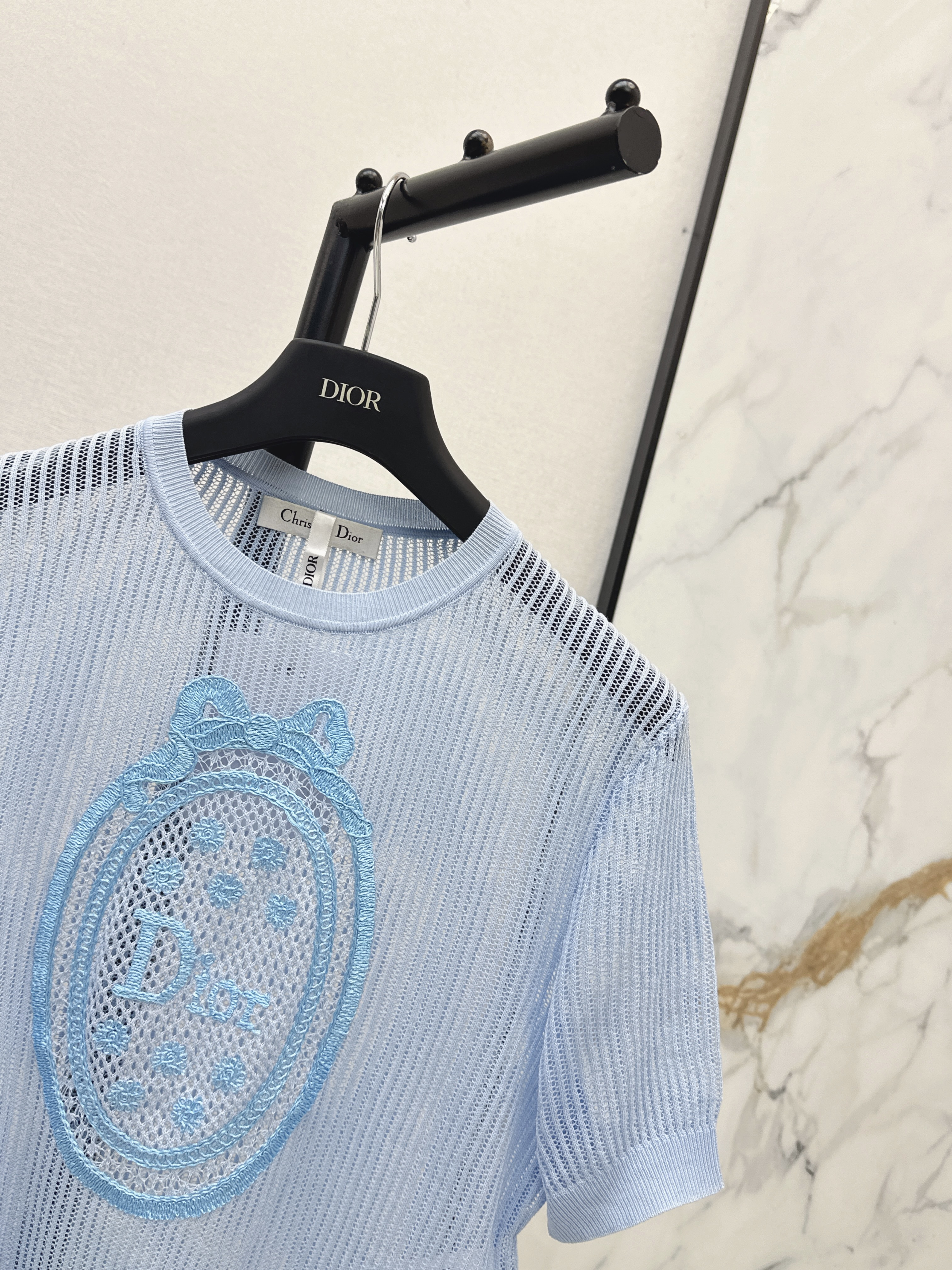 CD 26ss hollow knit top