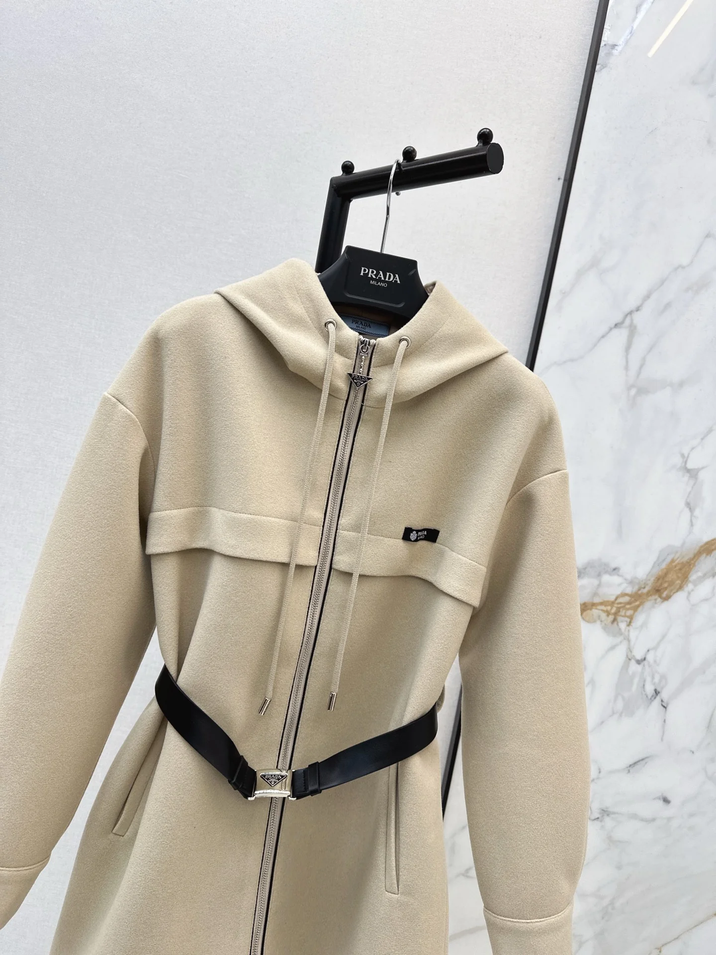 Prad 25fw hooded jacket