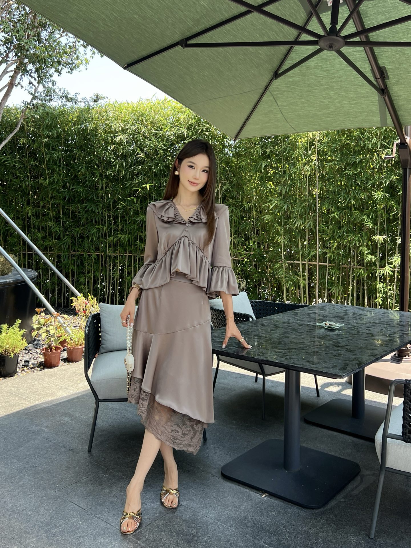 Chol 26ss ruffle top