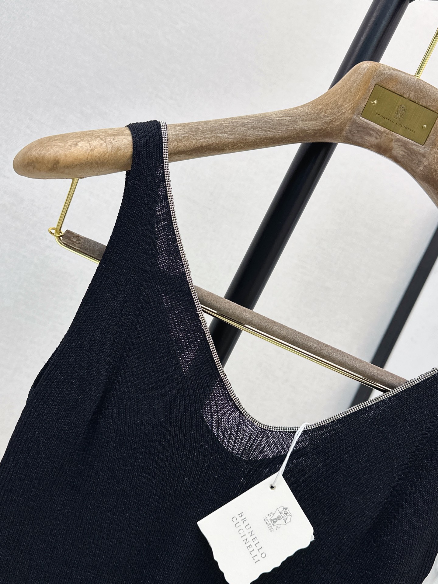 Brun 26ss v-neck knit vest