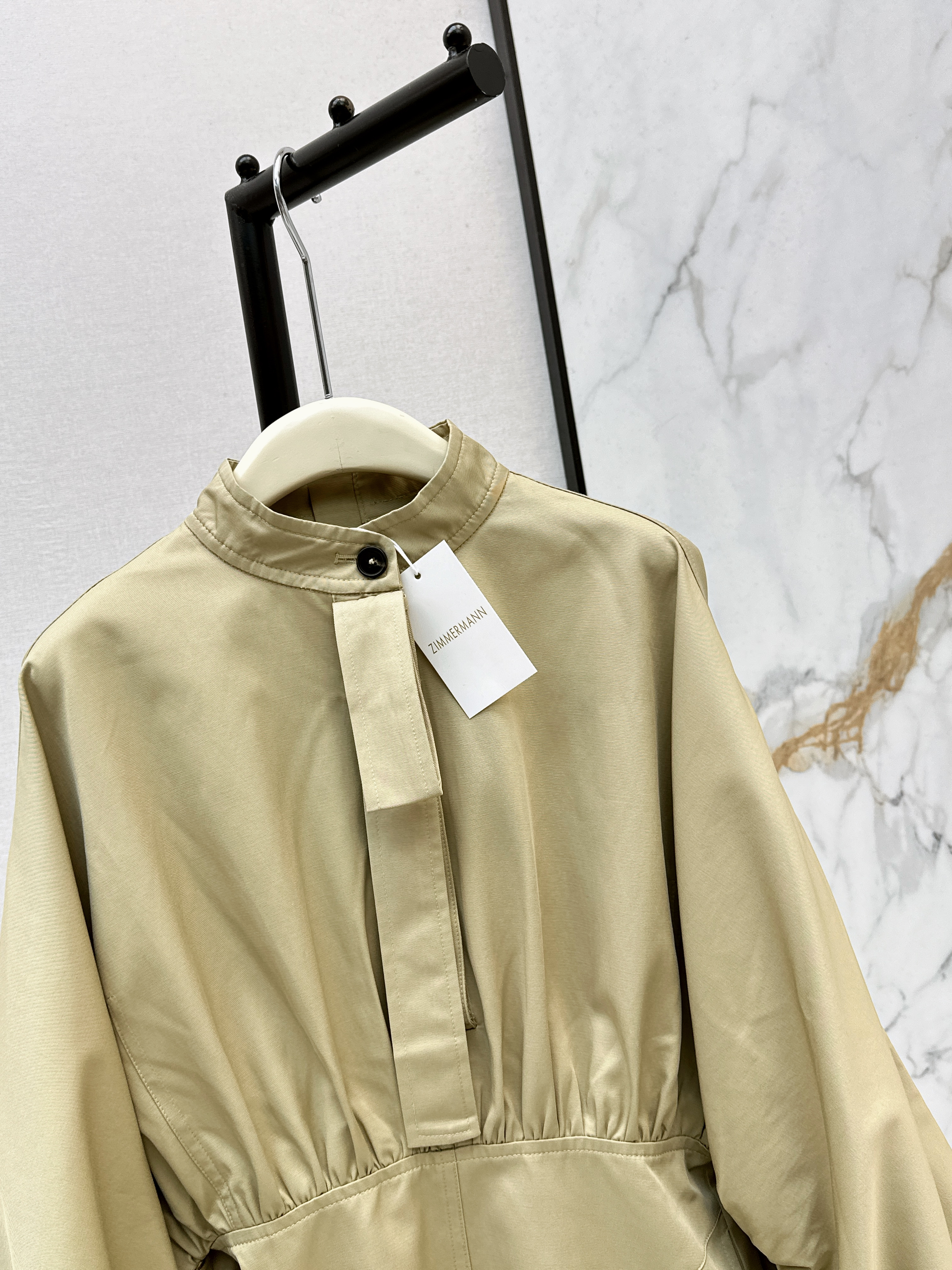 Zimm 26ss hip warp dress