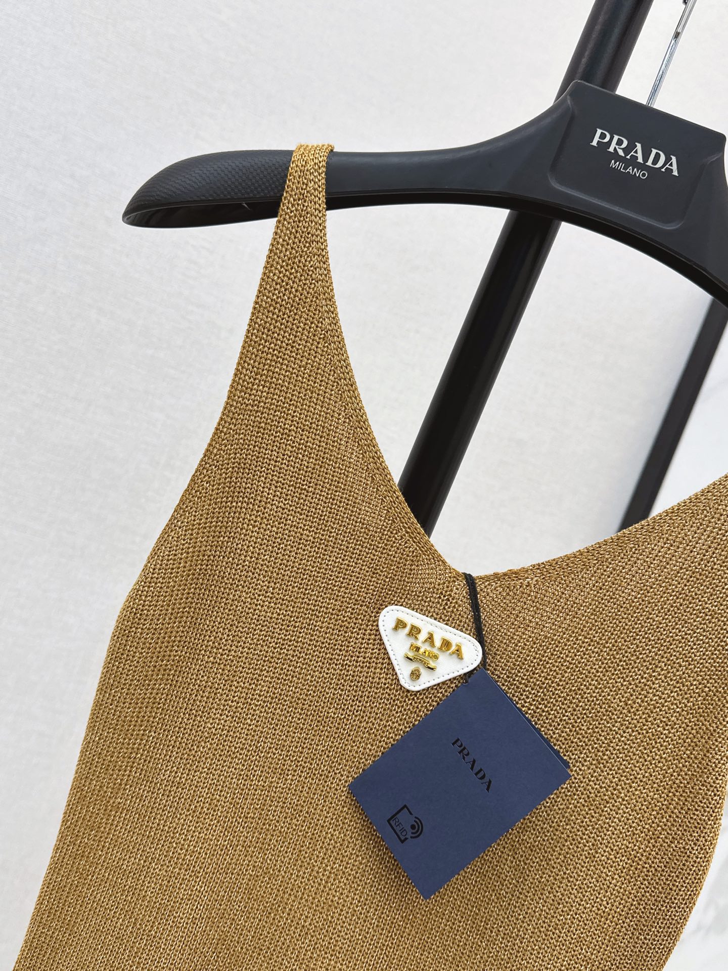 Pra 26ss sleeveless knit dress
