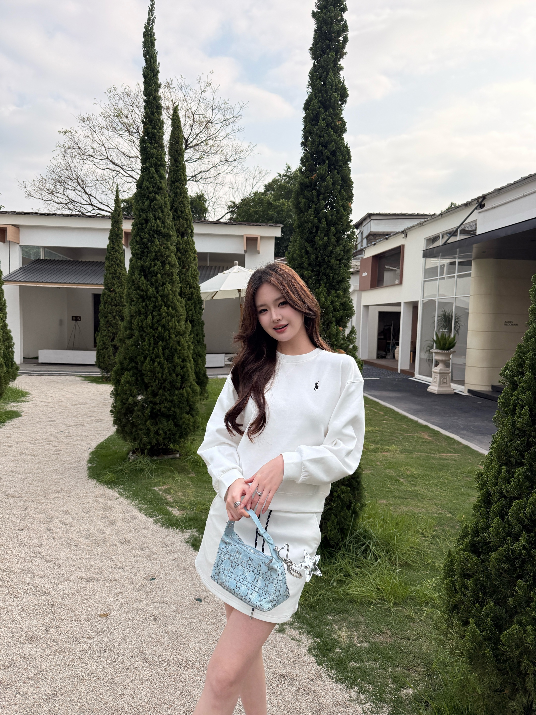 Ralp 26ss casual sweatshirts skirts sets