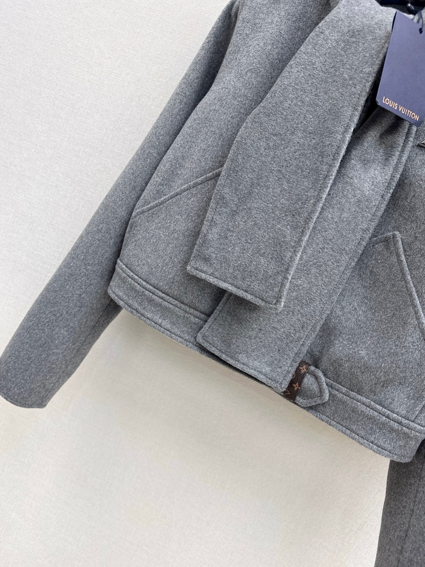 Louis 26ss woolen jacket skirt outfit sets