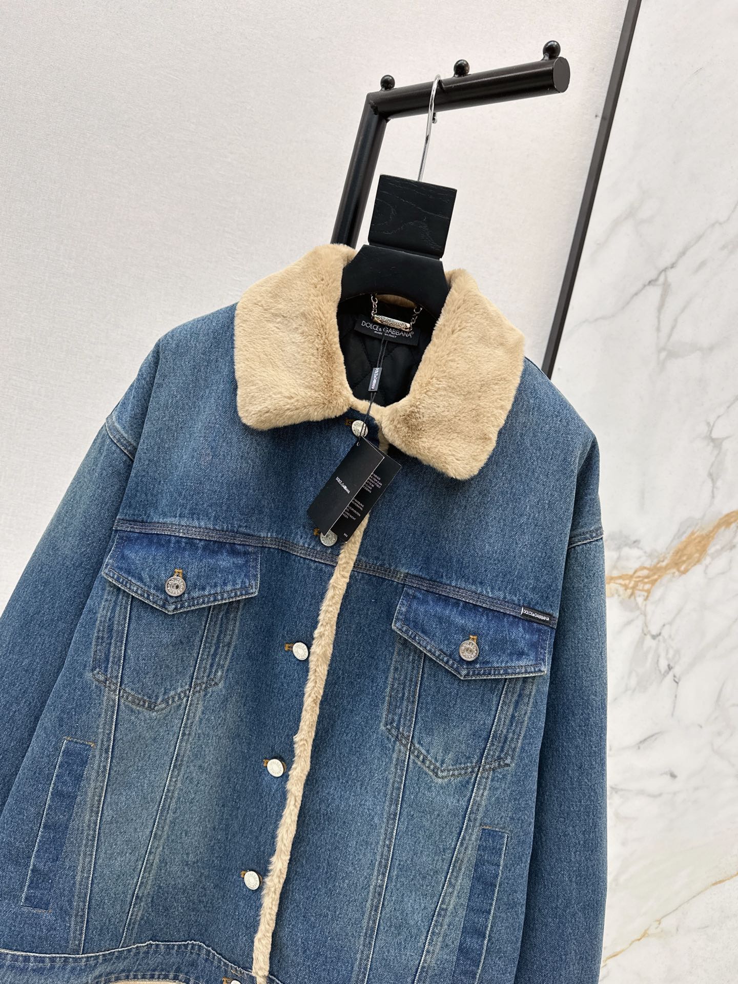 Ralp 25fw denim padded jacket
