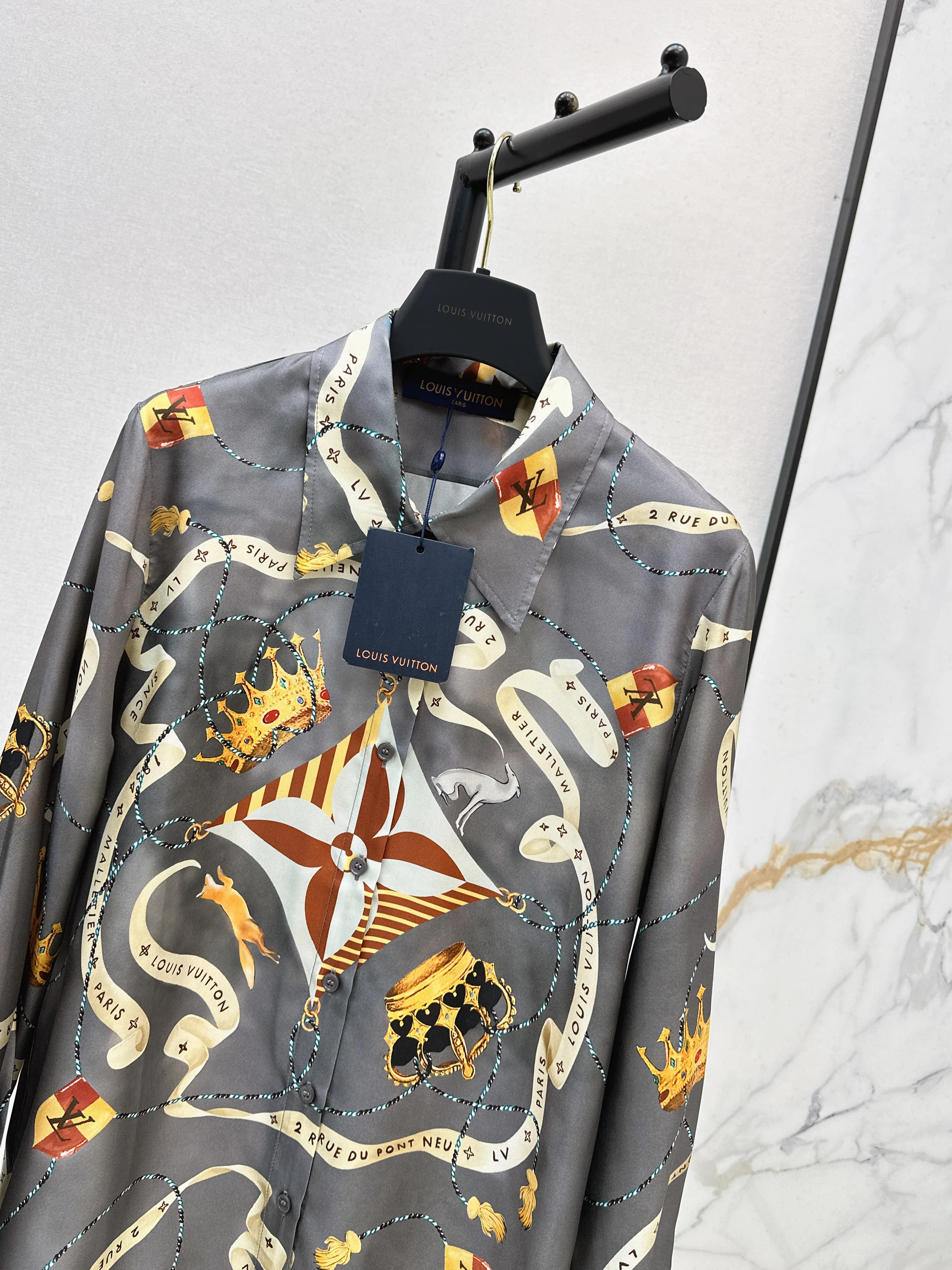 Louis 26ss print shirts