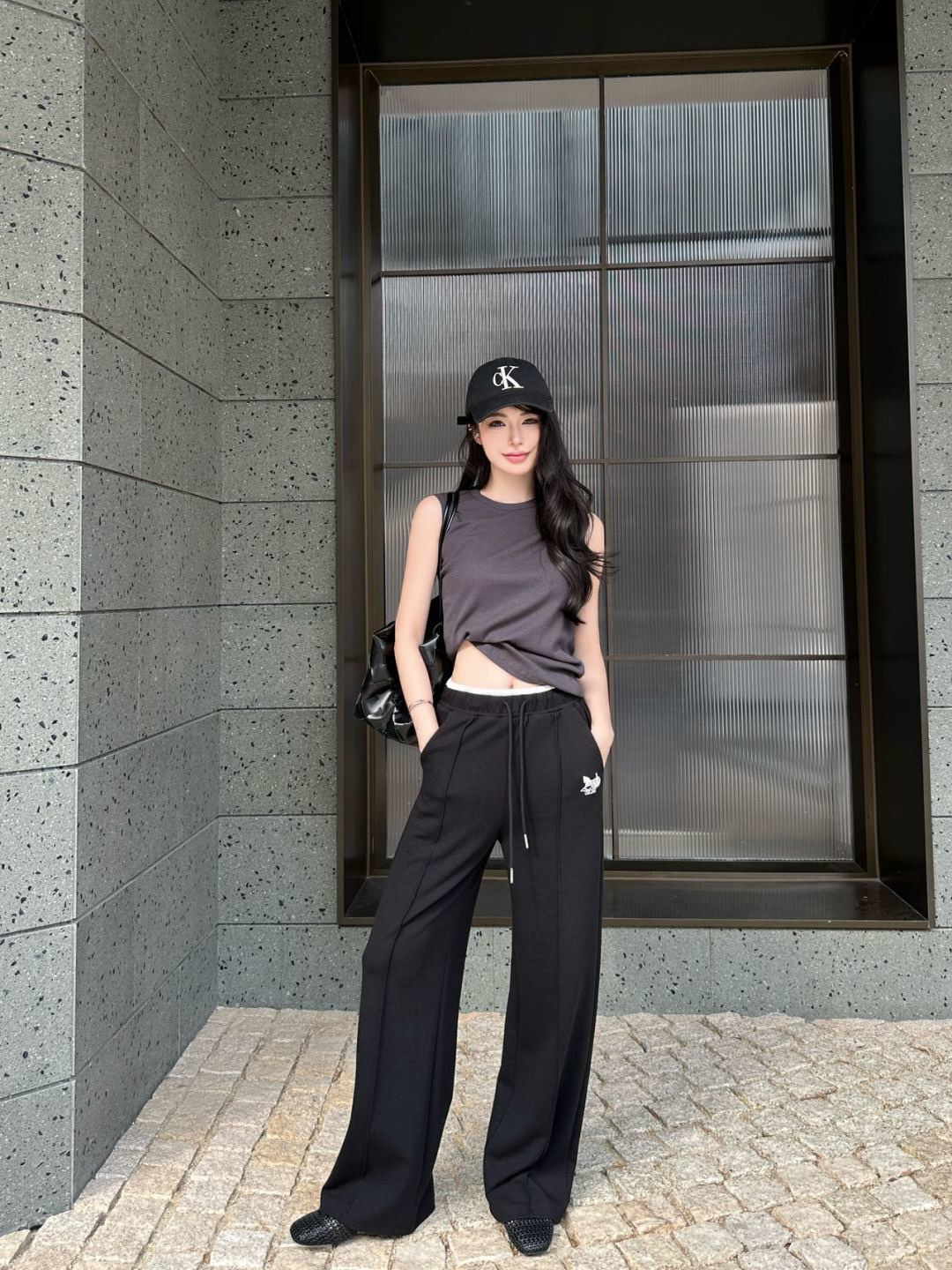 Celi 26ss embroidery pants