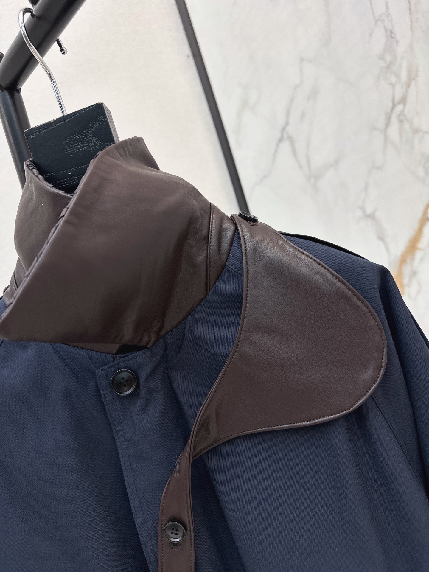 Bott 26ss woven neck jacket