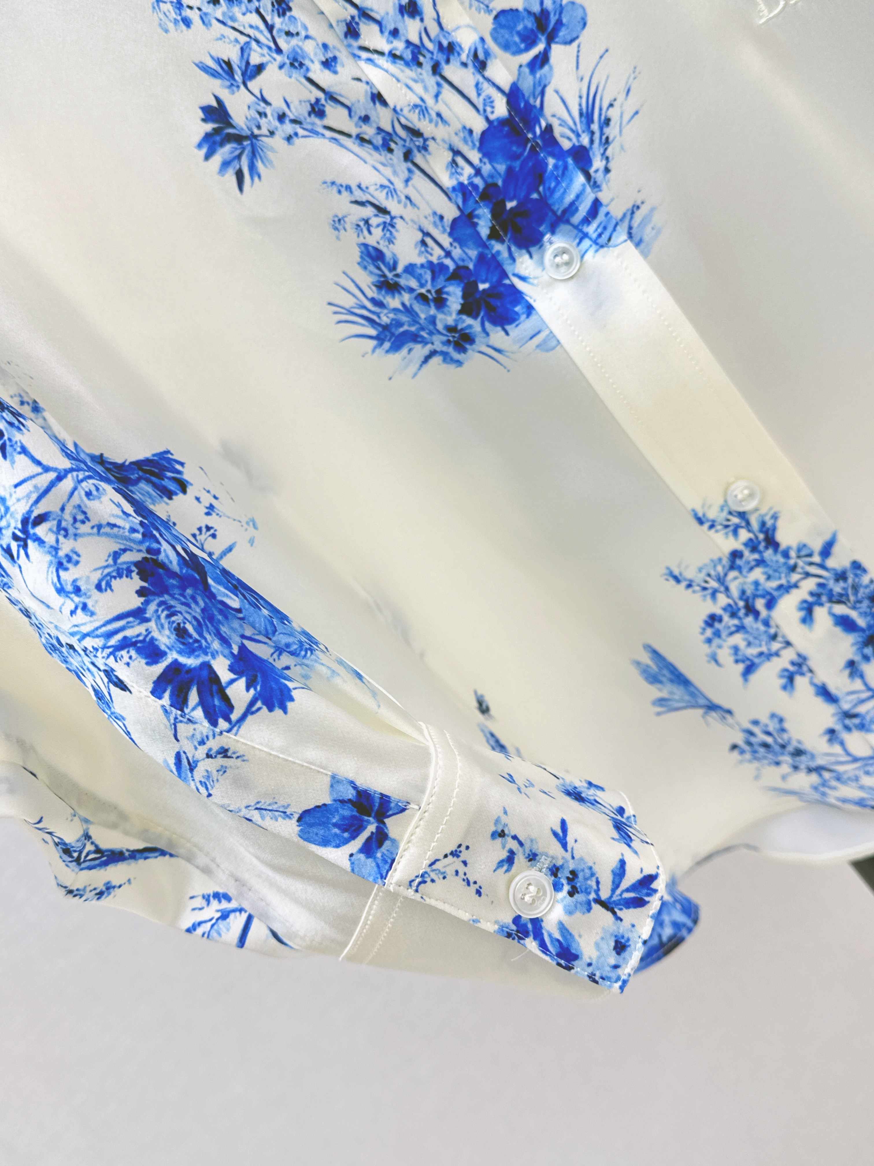 CD 26ss print silk shirt