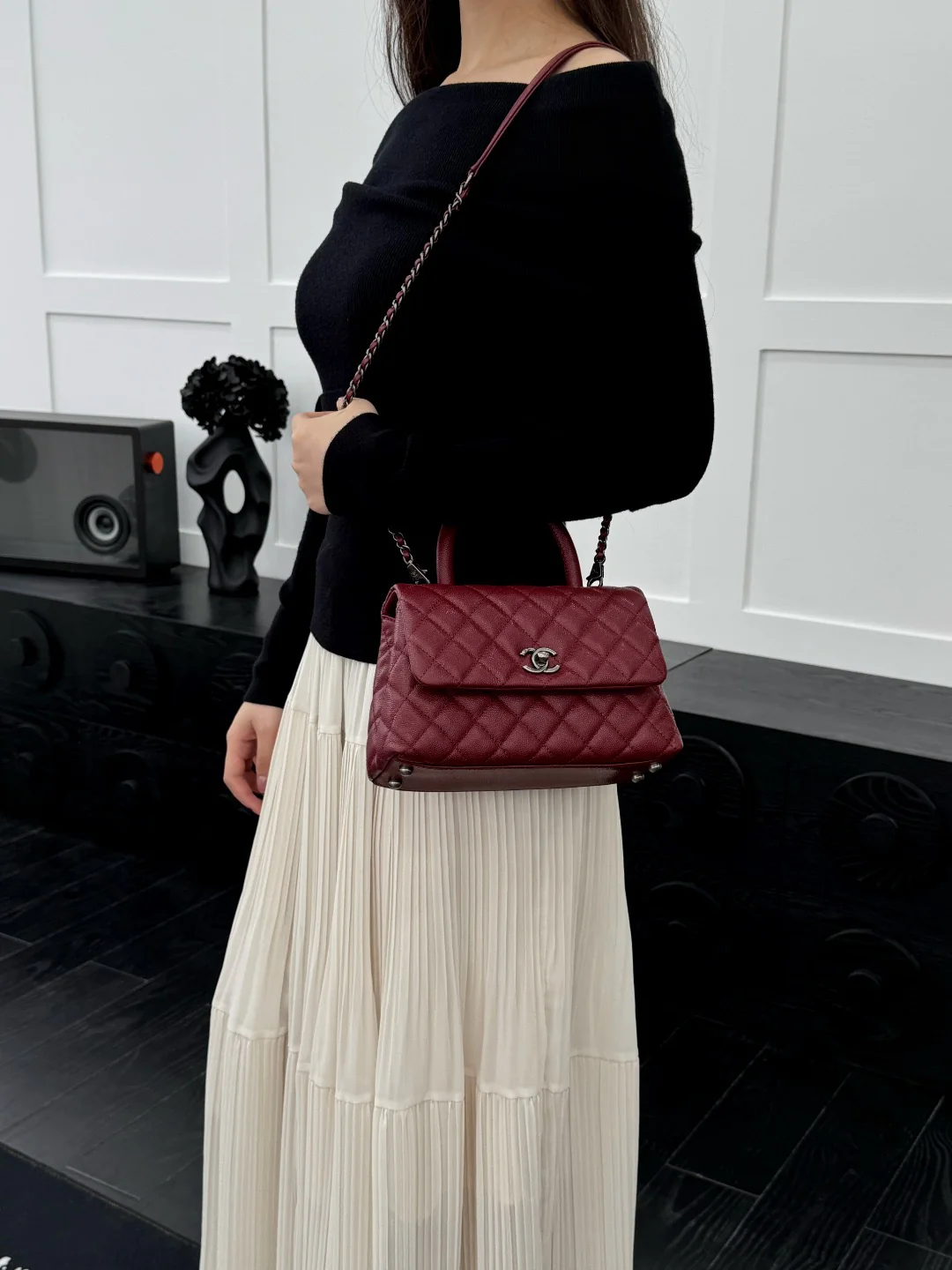 Chan coco handle shoulder bag