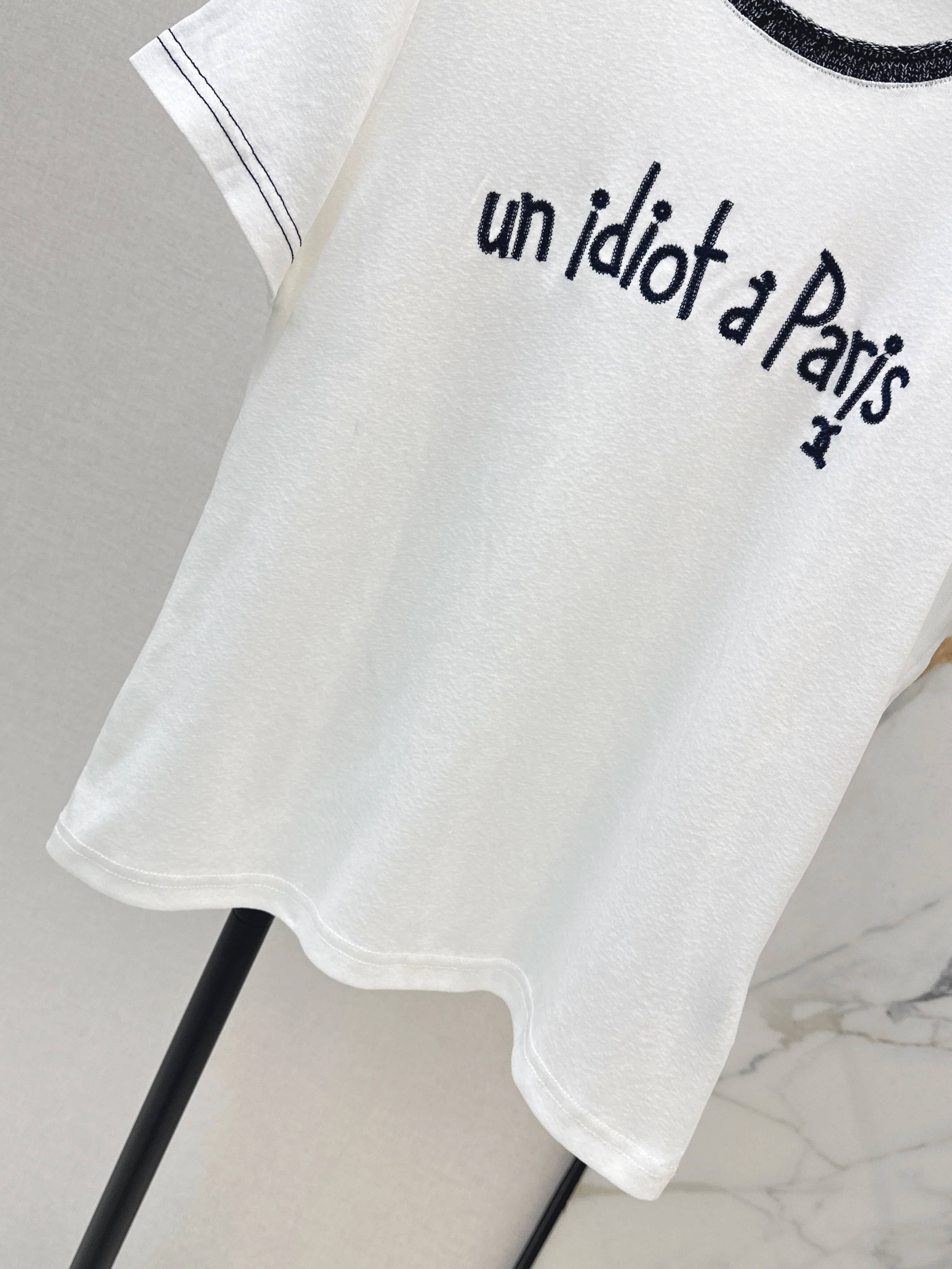 Chan 26ss embroidery t-shirts