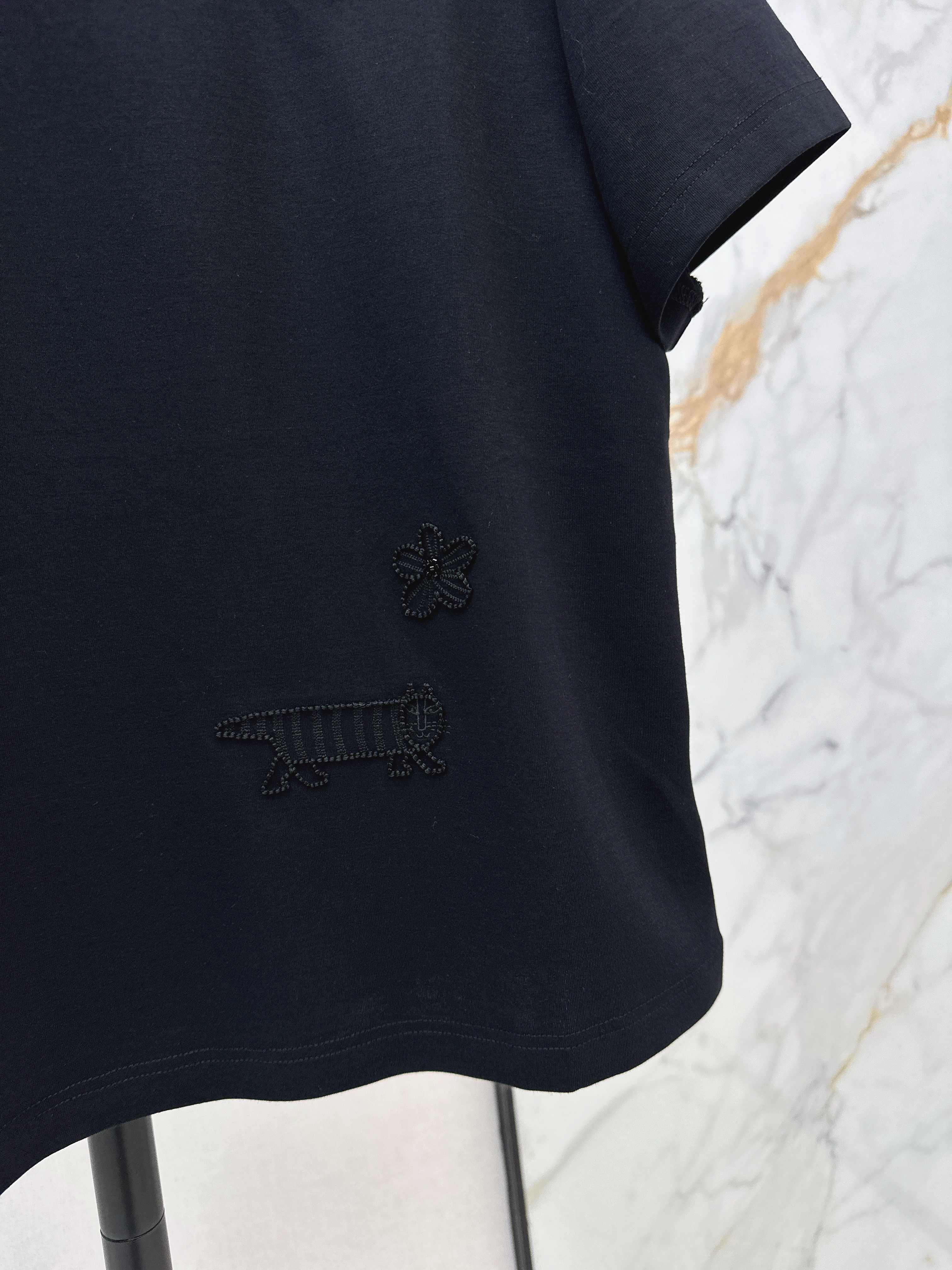 Chan 26ss beading t-shirt