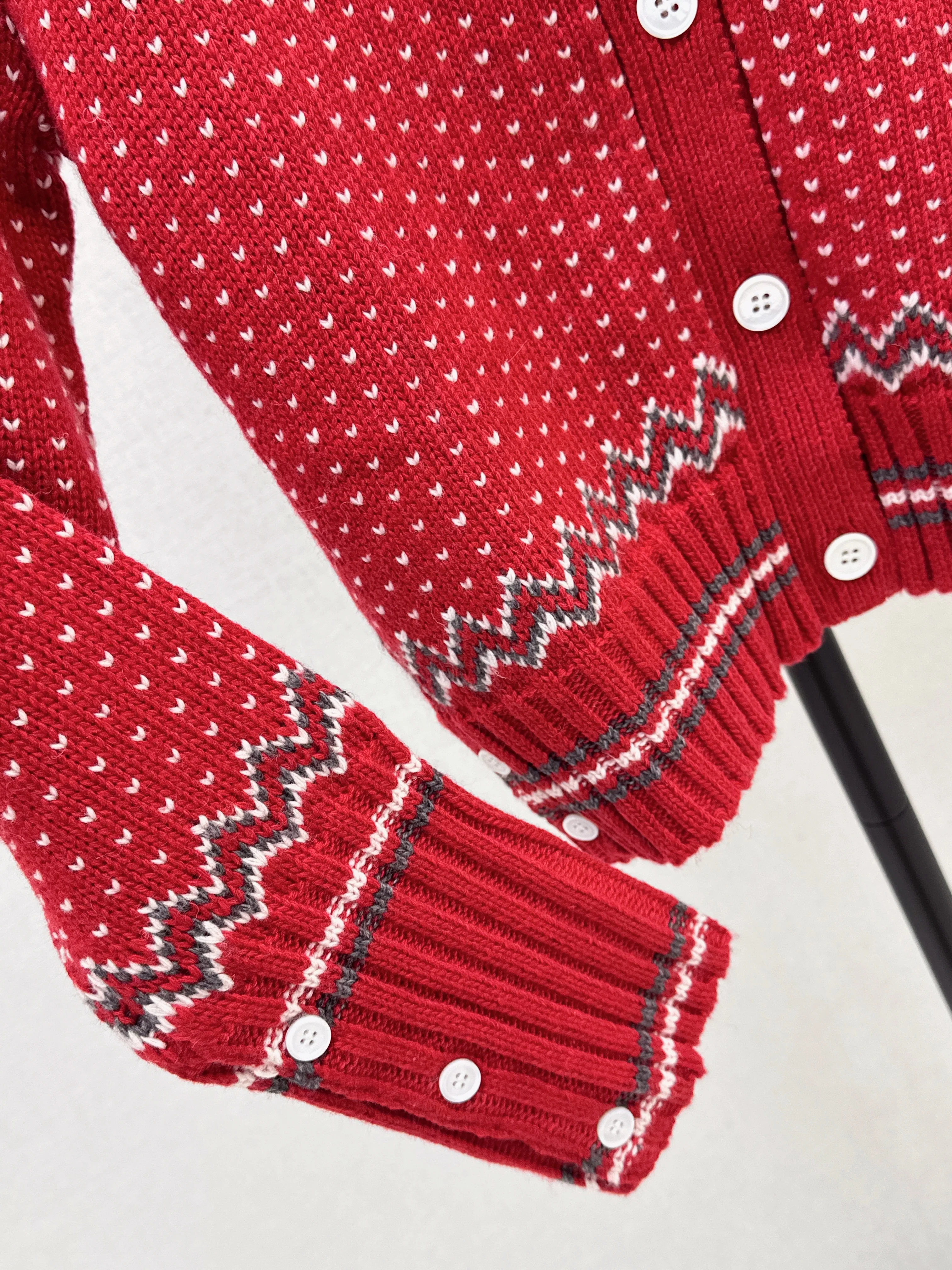 Thom 26ss fair isle cardigan