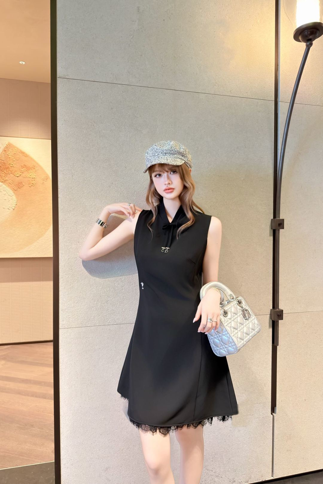 CD 26ss sleeveless mini dress