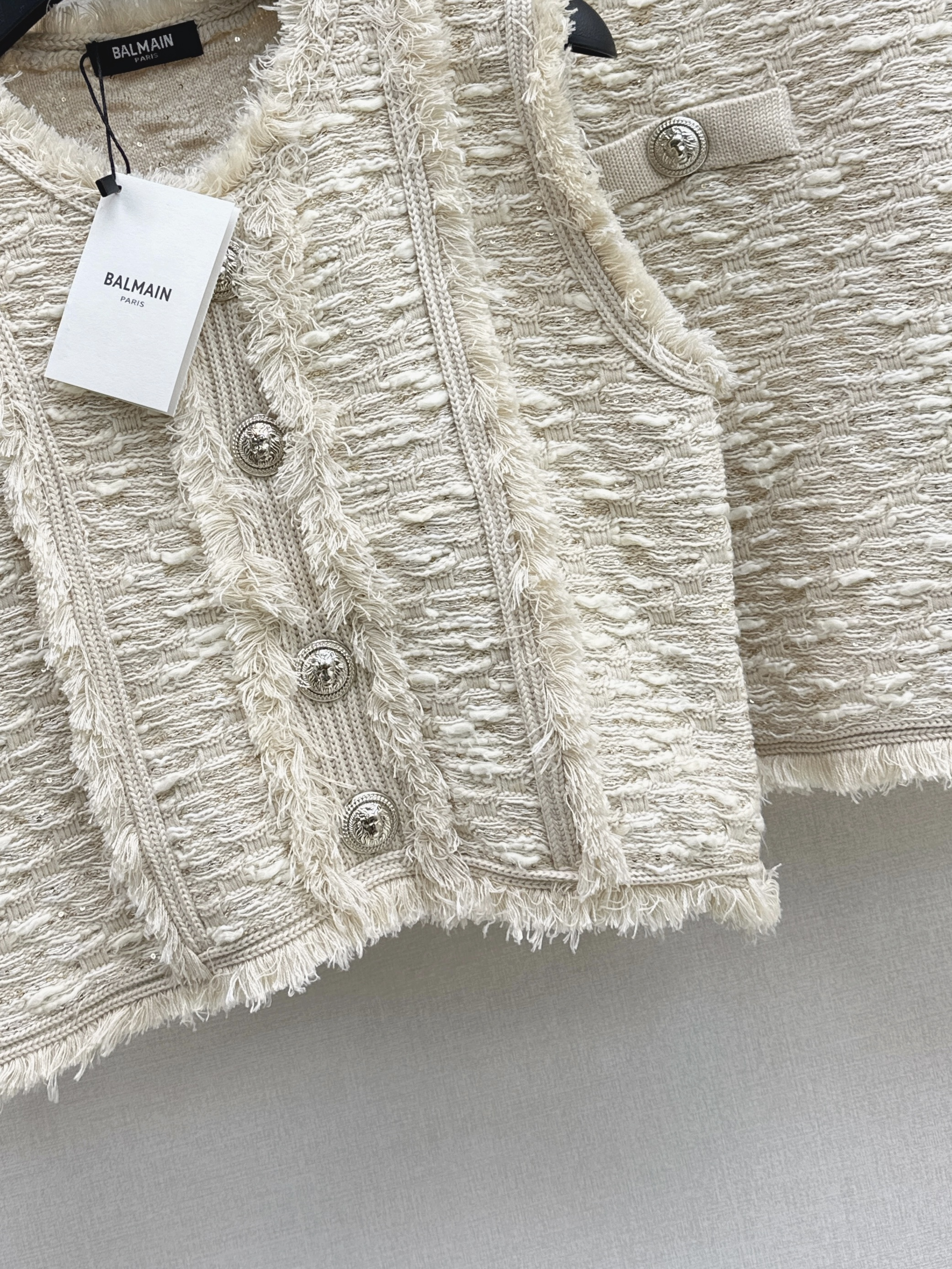 Bal 26ss fringe outfit set