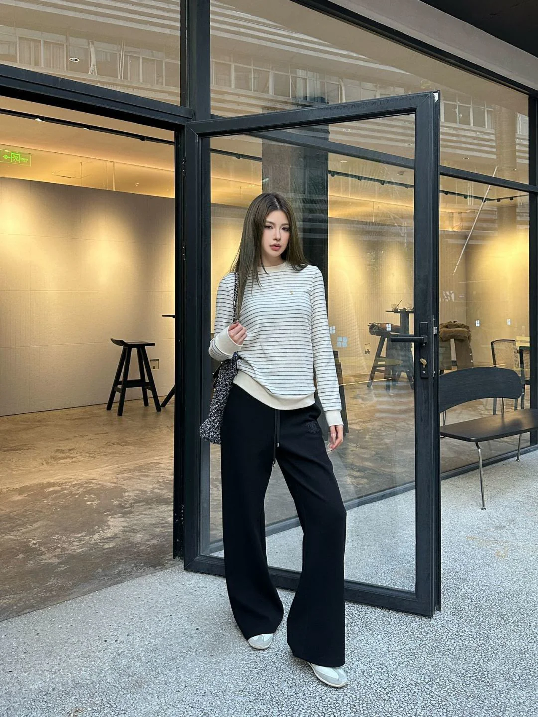 Saint 25fw stripe sweater