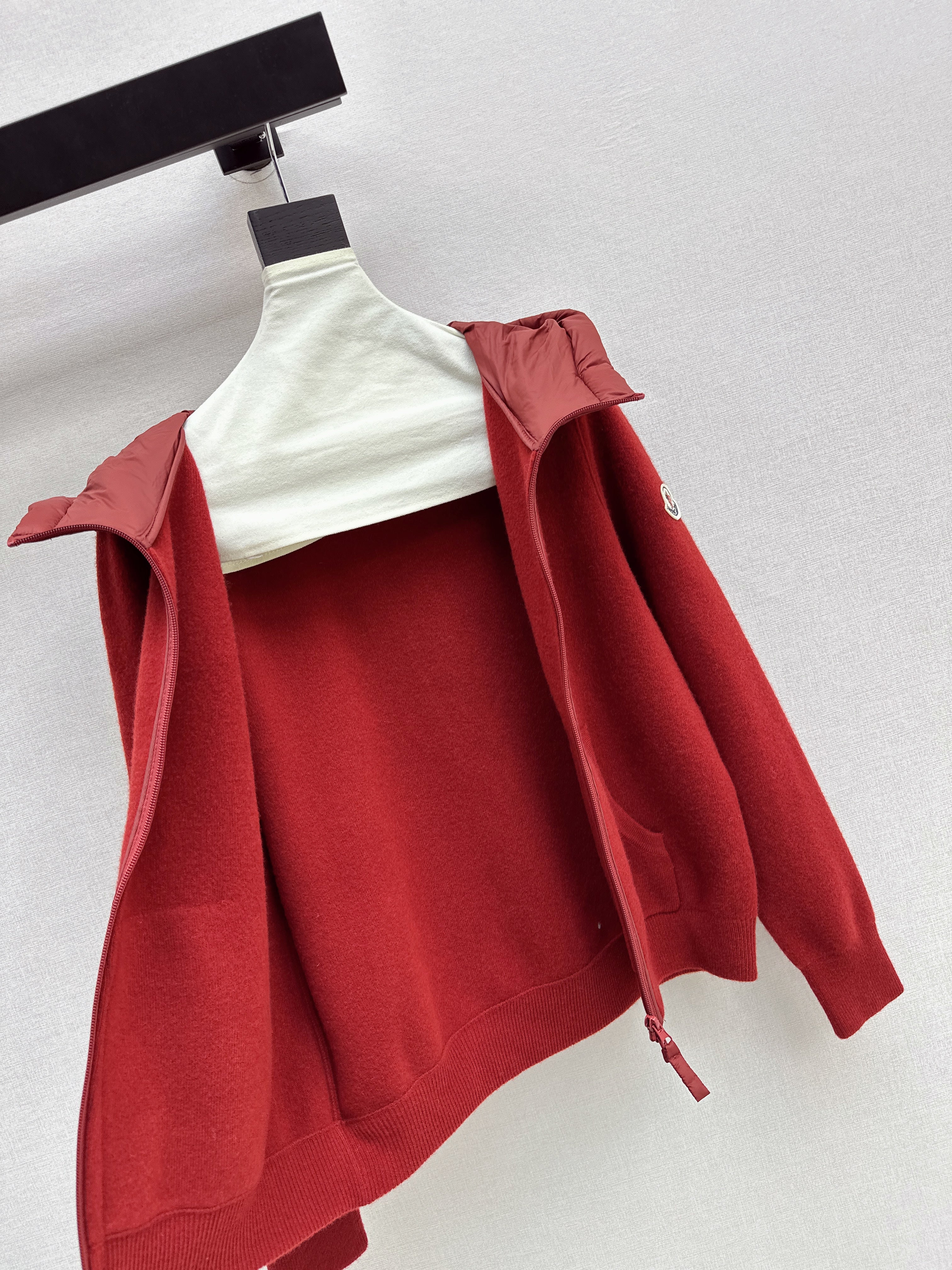 Monc 26ss hooded cardigan jacket